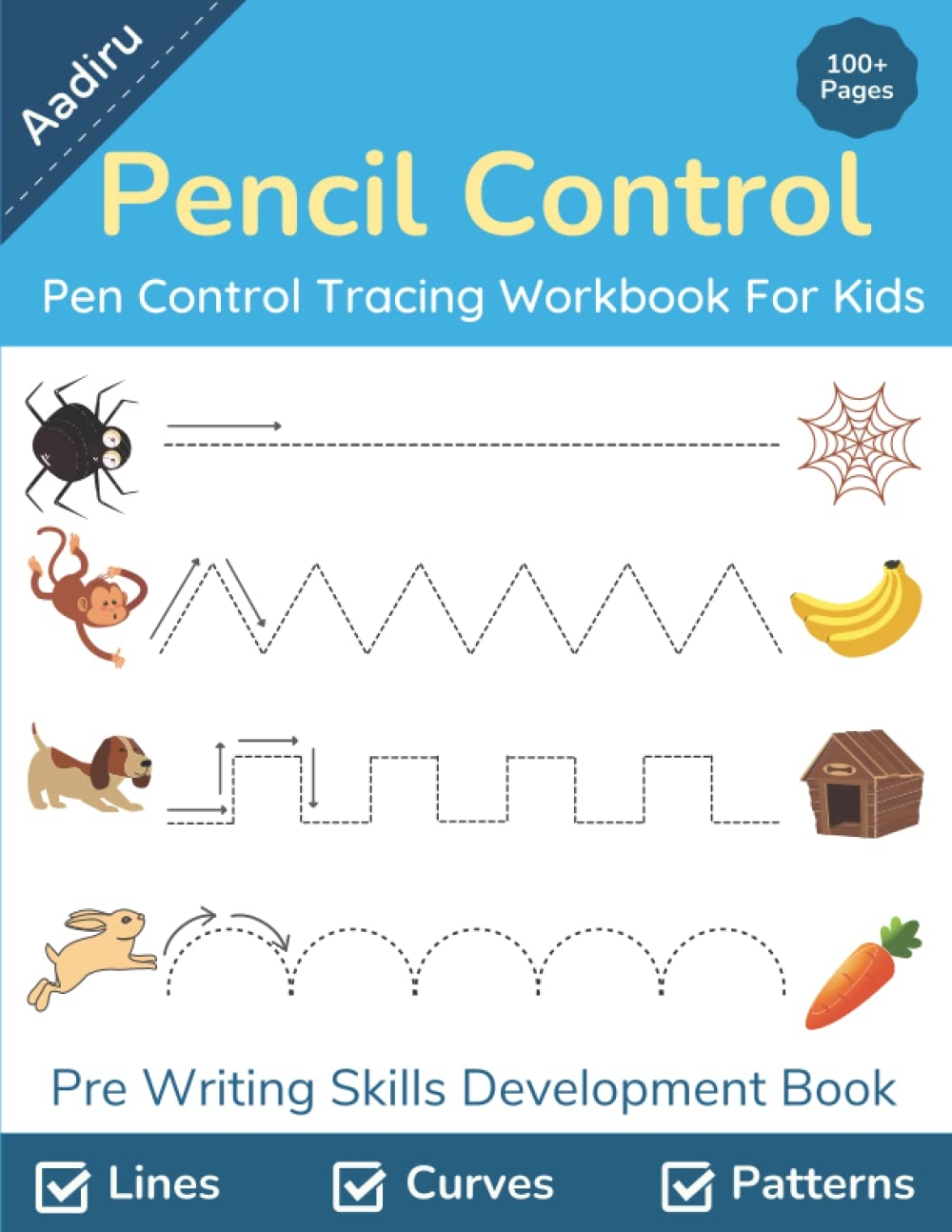 Pen Control Tracing Workbook For Kids Pre Writing Skills Development Book Learn To Trace Lines Curves Patterns For Toddlers Preschoolers Pre K 
