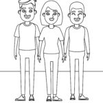 People Coloring Pages Free Printable Images For Kids Skip To 