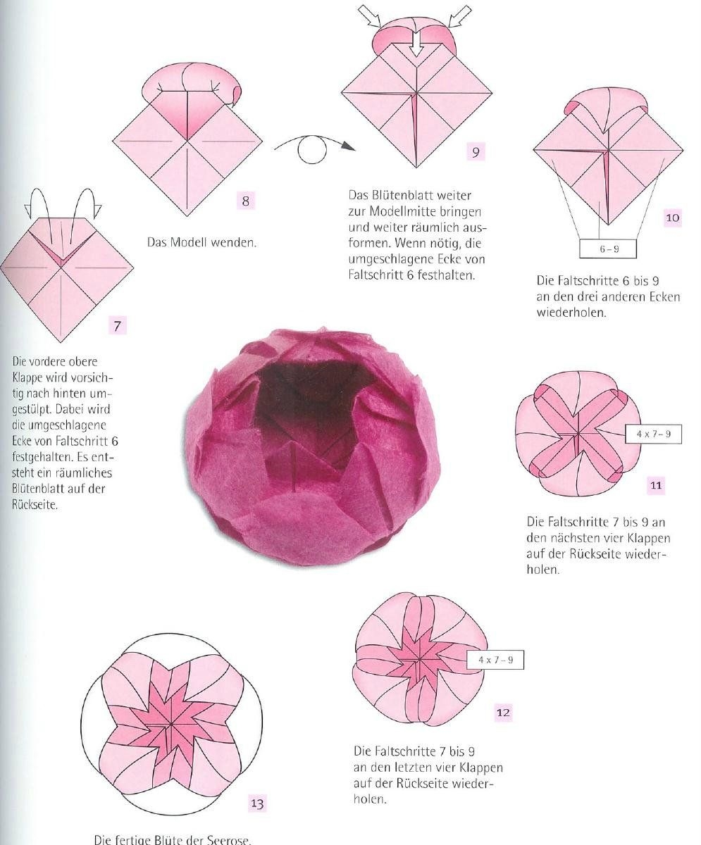 free printable crafts origami lotus flower