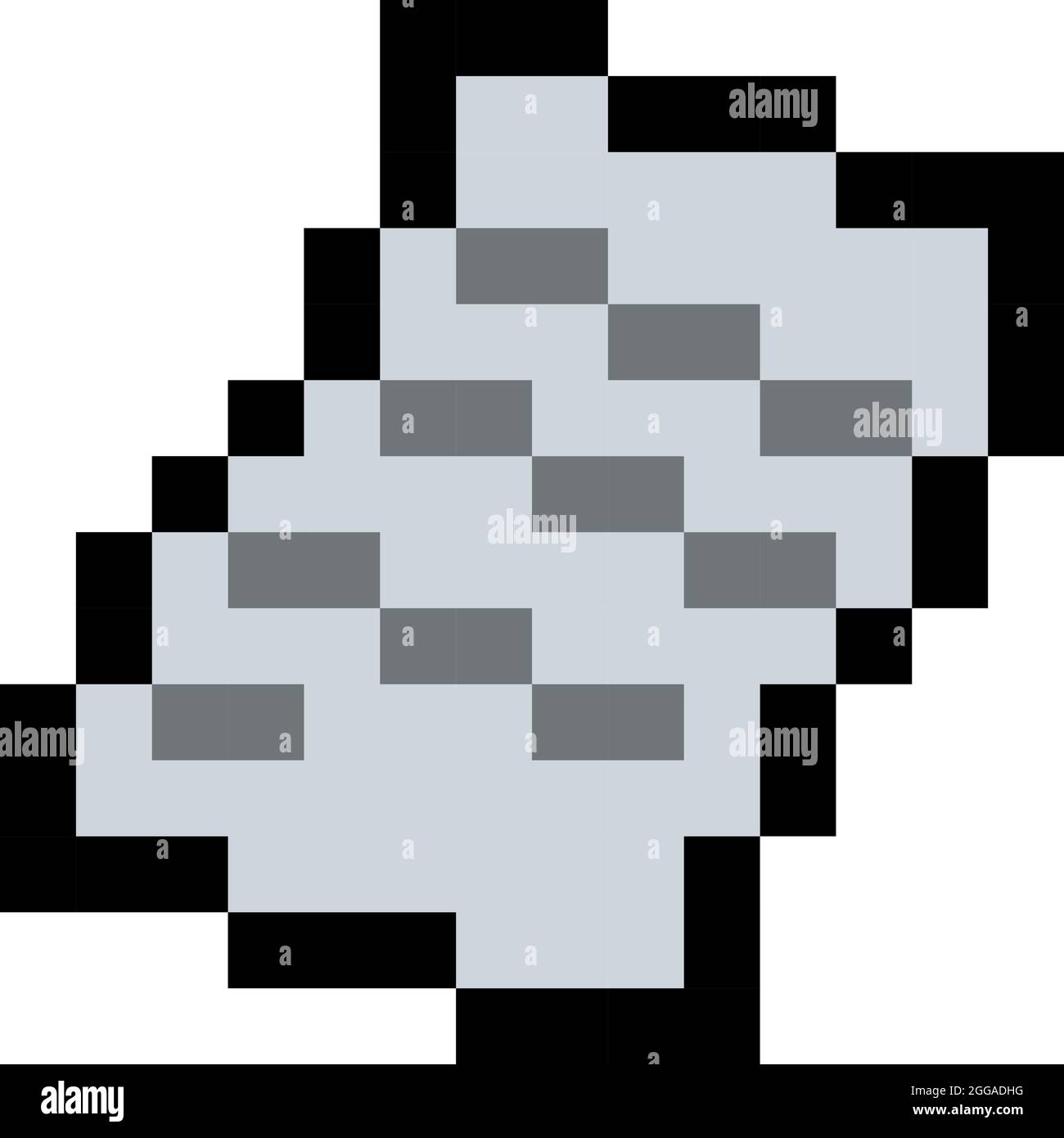 Pixel 8 Bit Paper Document Vector Isolated Stock Vector Image U0026 Art Alamy