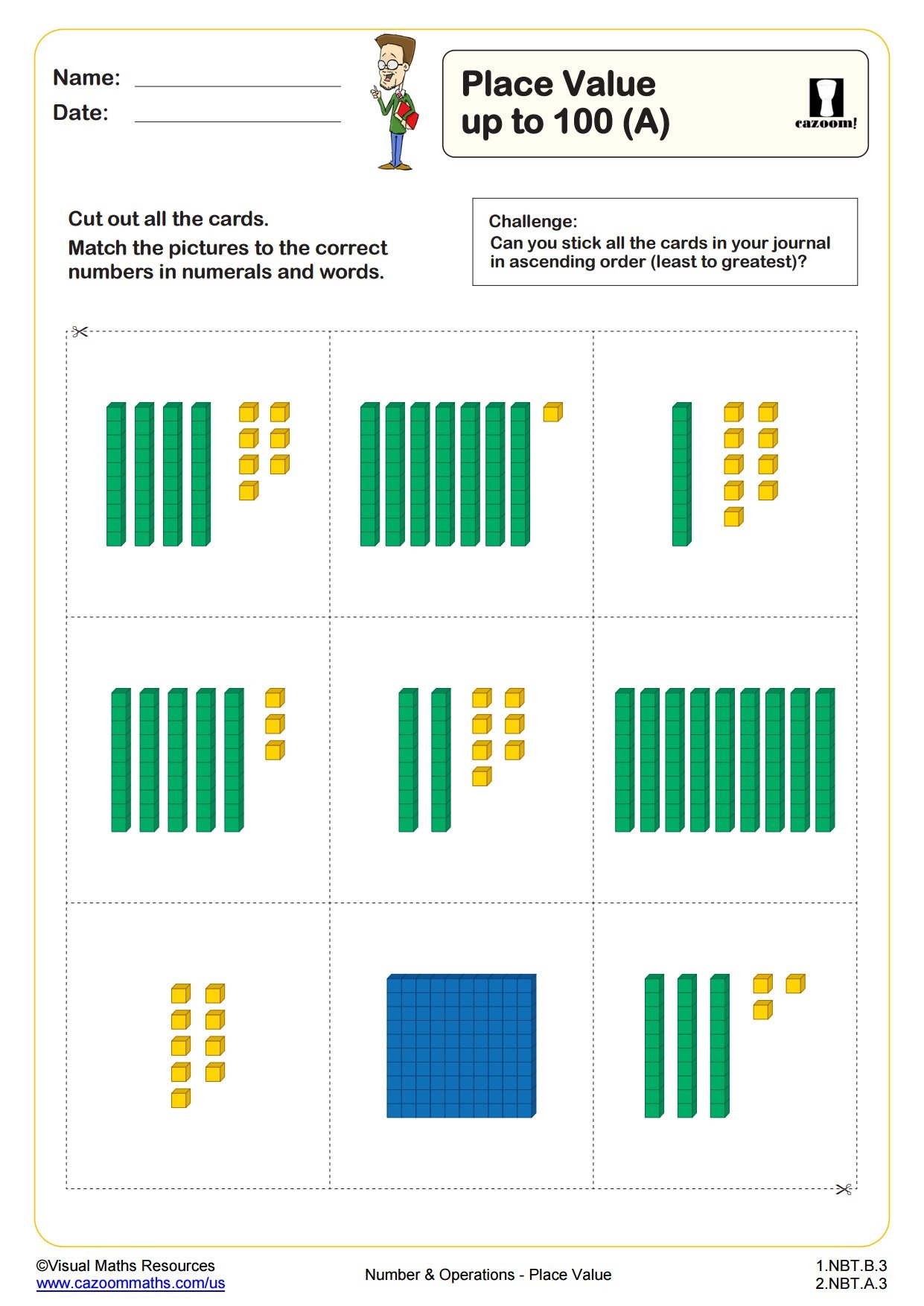 free printable place value worksheets