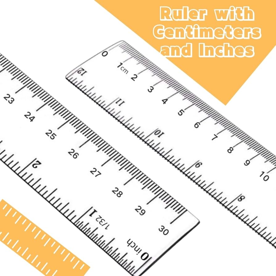 Plastic Ruler 12 Inch Clear Plastic Ruler Centimeter Millimeter  Plastic Ruler 12 Inch Clear Plastic Ruler Centimeter Millimeter