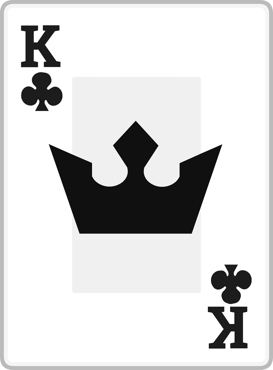 Playing Card 2 13 King Of Clubs Free Vector Icons On Creazilla