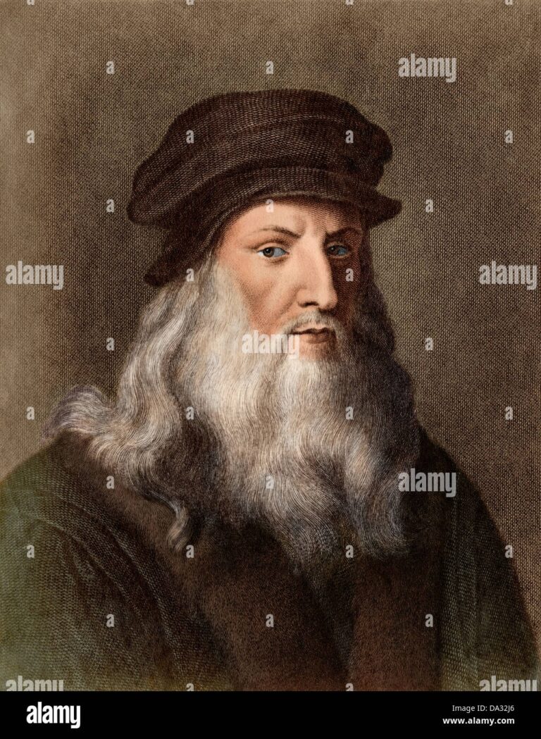 Portrait Of Leonardo Da Vinci Hi res Stock Photography And Images 