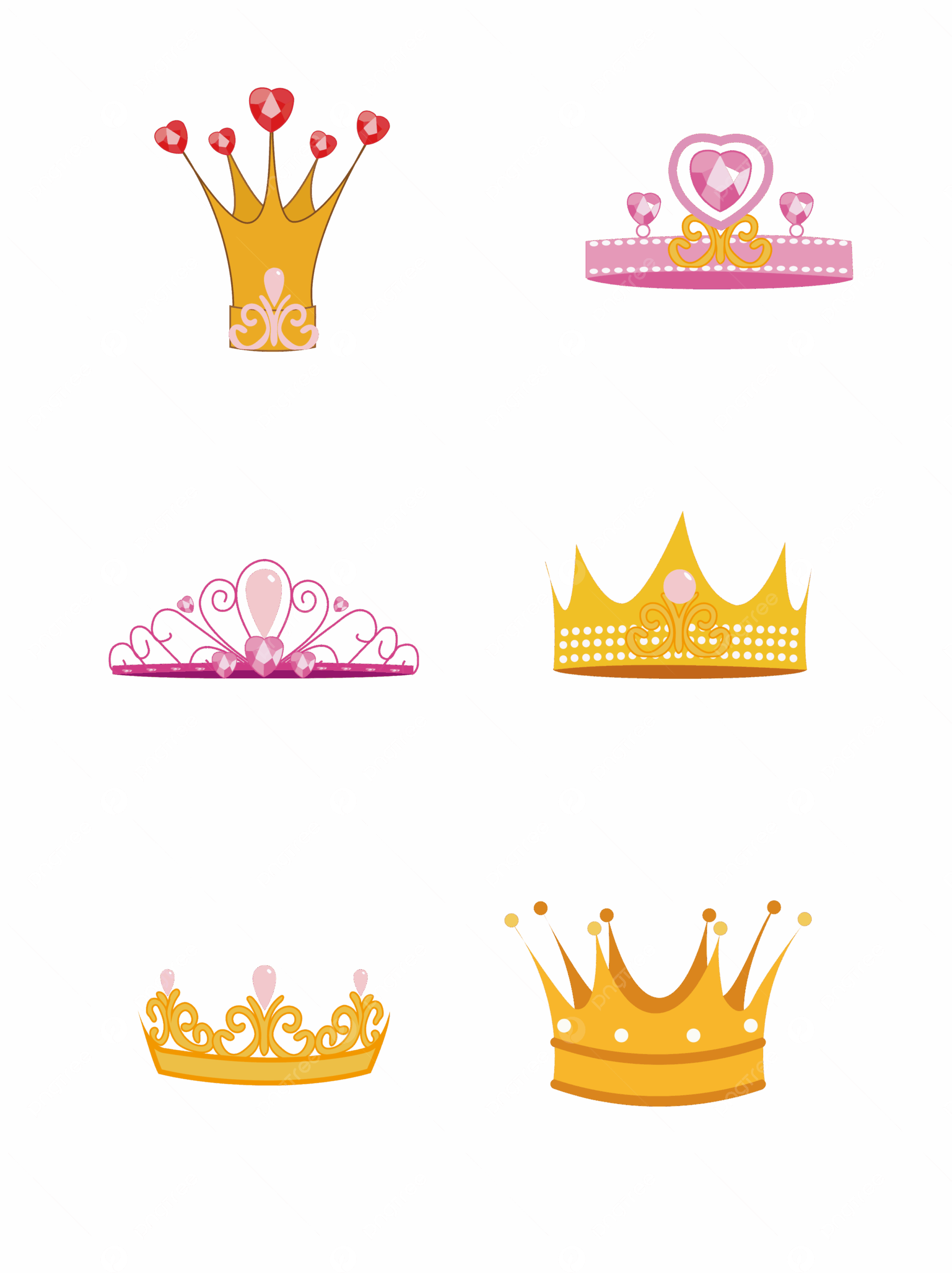 Princess Crowns PNG Picture Cute Princess Crown Vector Material Crown Vectors Material Jewellery PNG Image For Free Download