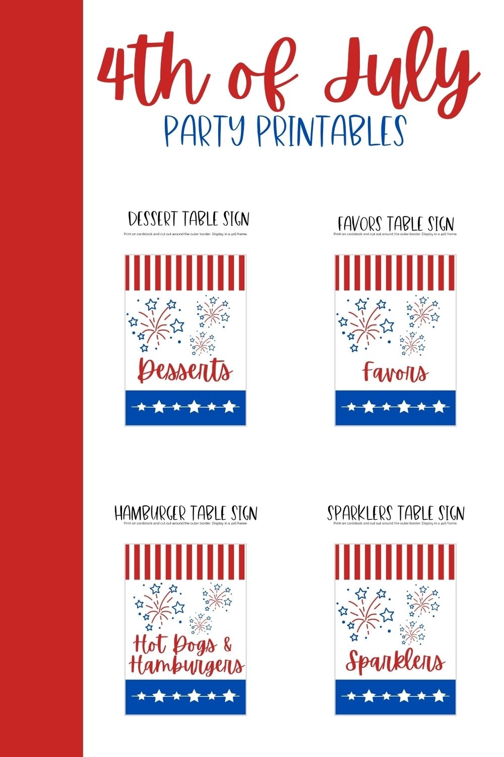 free printable templates 4th of july picture frame free printable templates 4th of july picture frame