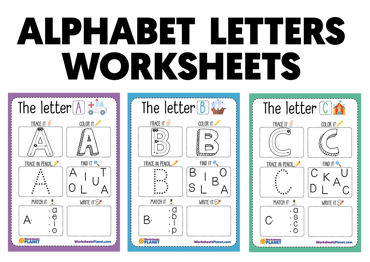 printable alphabet letter worksheets