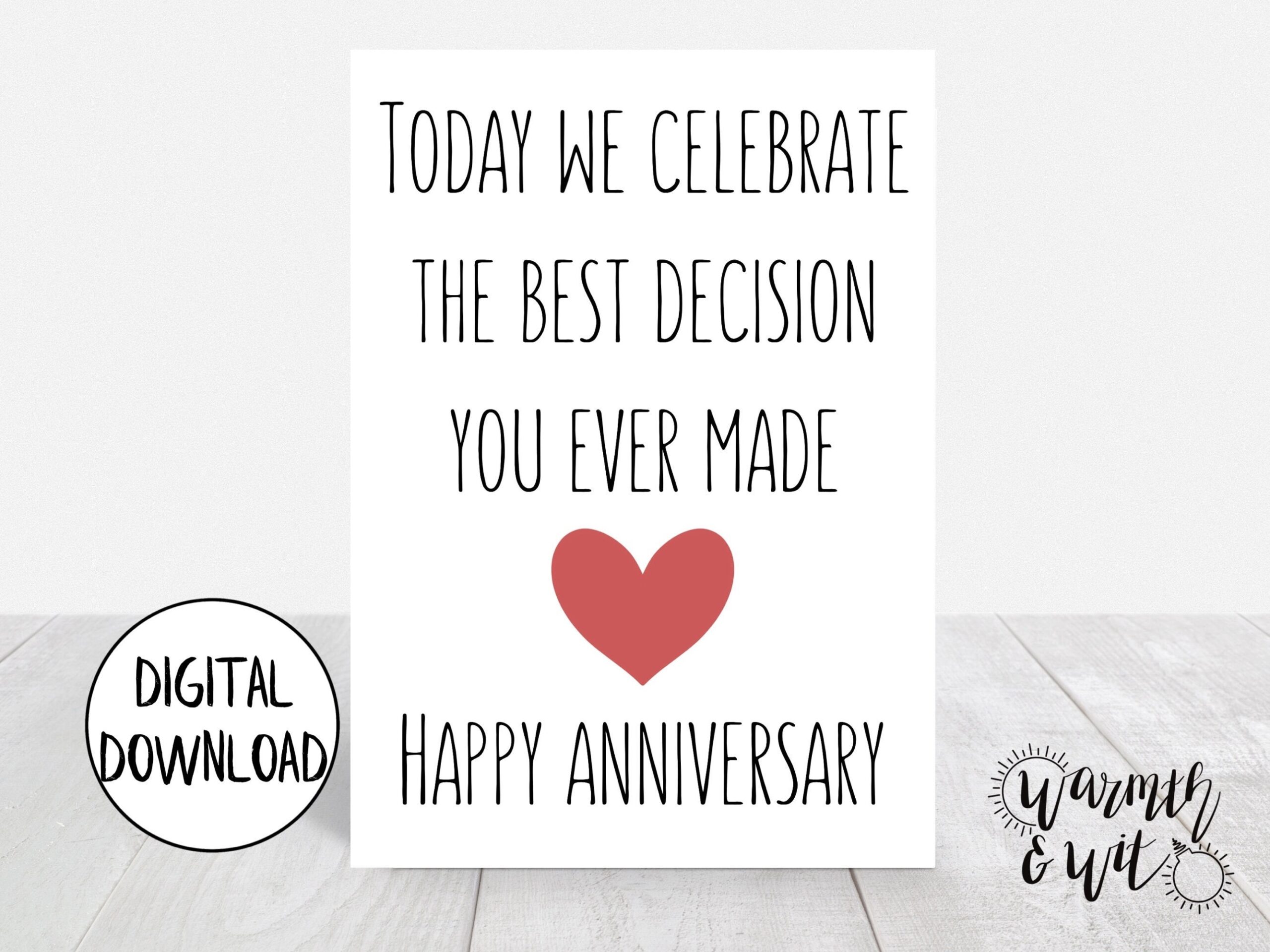 Printable Anniversary Card Funny Funny Anniversary Card For  Printable Anniversary Card Funny Funny Anniversary Card For