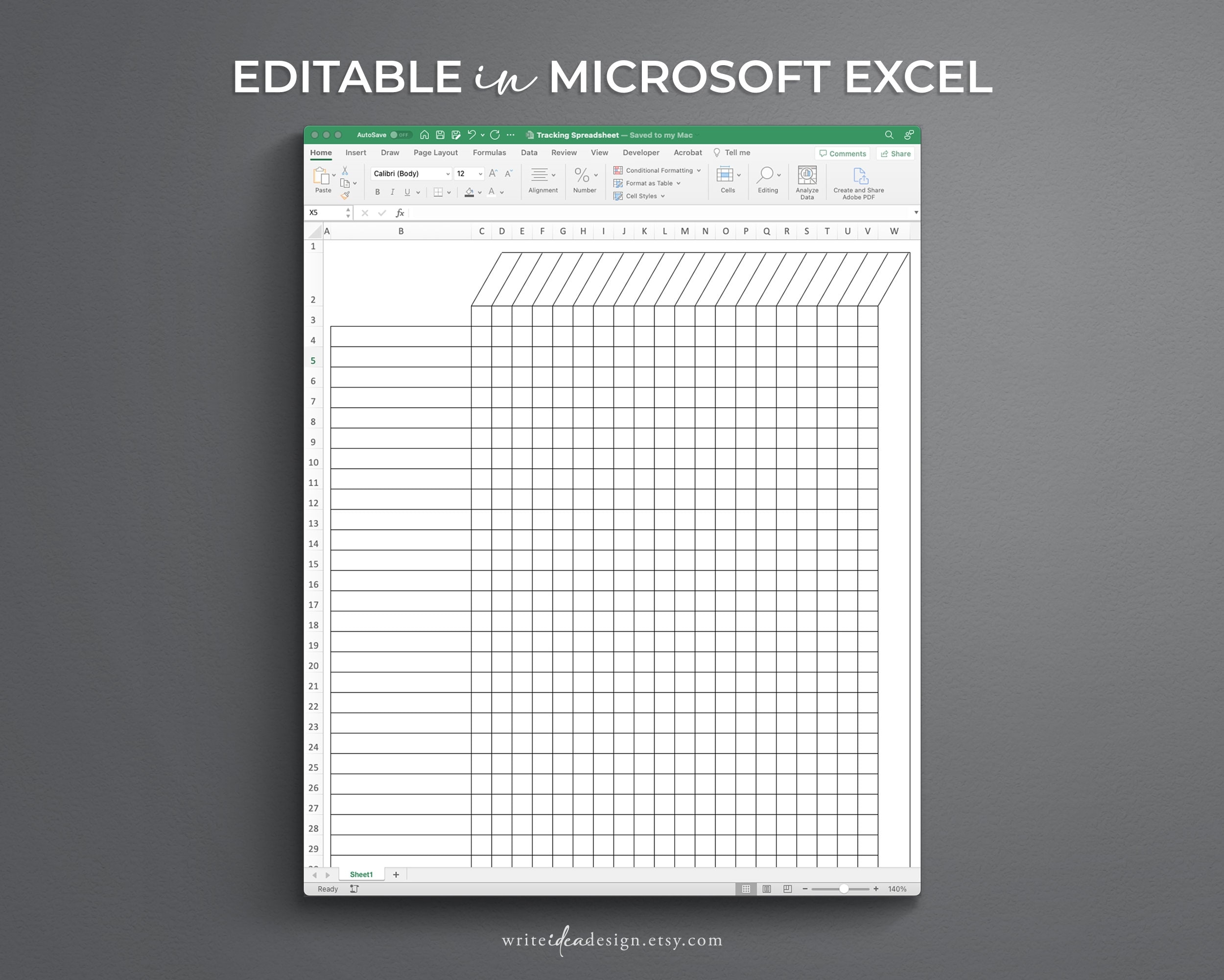 free printable generic spreadsheet