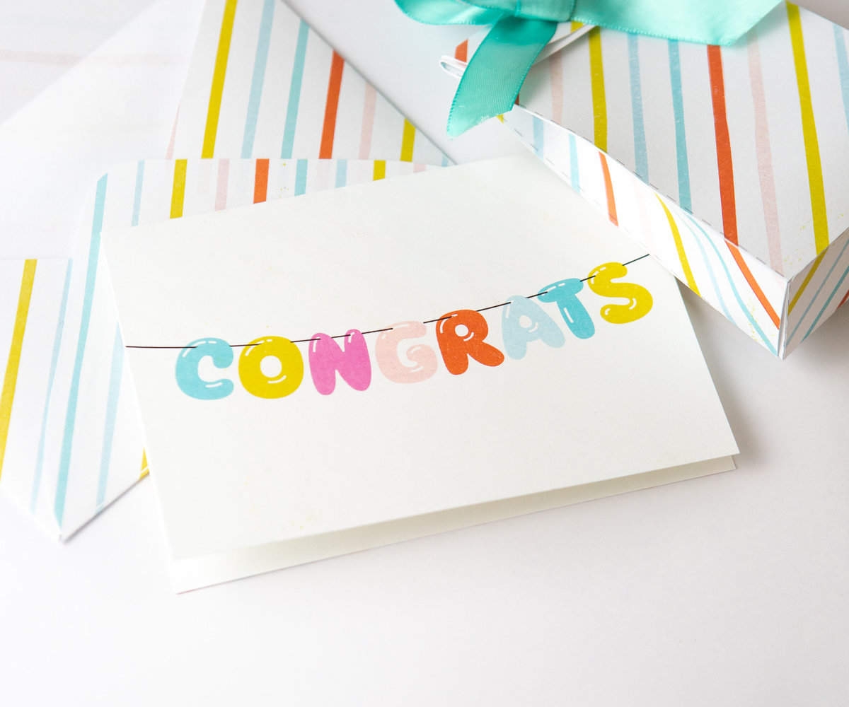 Printable Congratulations Baby Cards Design Eat Repeat