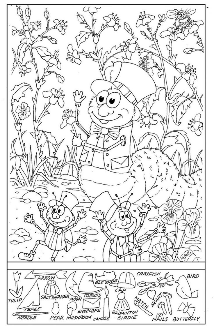 hidden pictures printable