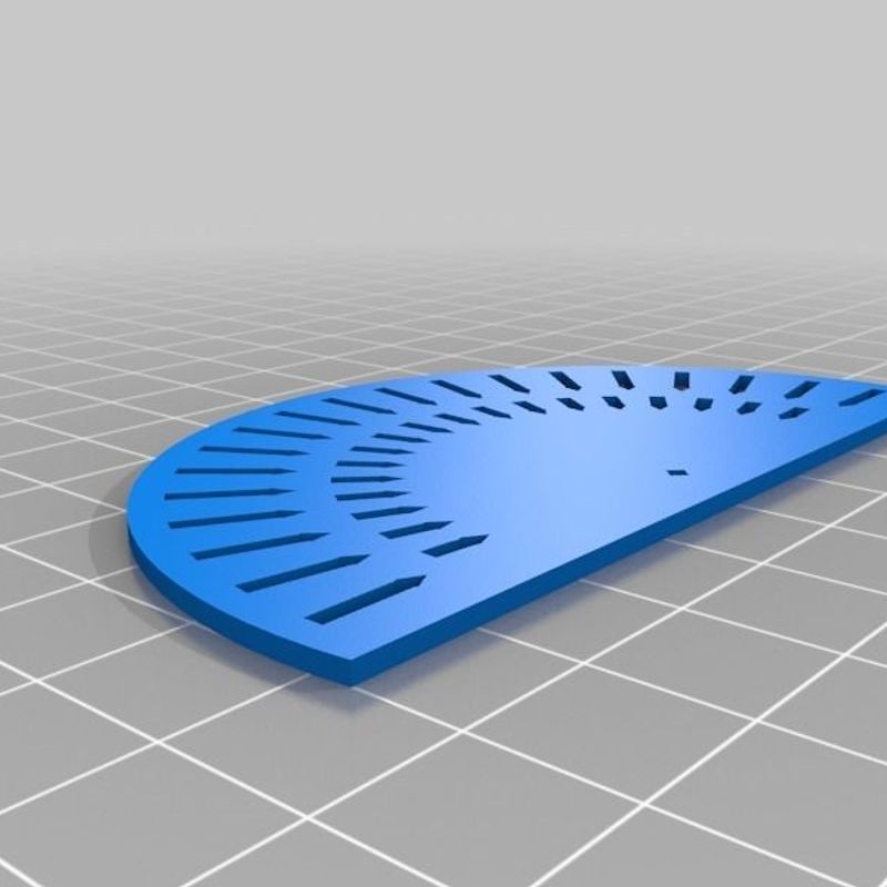 Printable Protractor By MakerBlock Download Free STL Model Printables  Printable Protractor By MakerBlock Download Free STL Model Printables