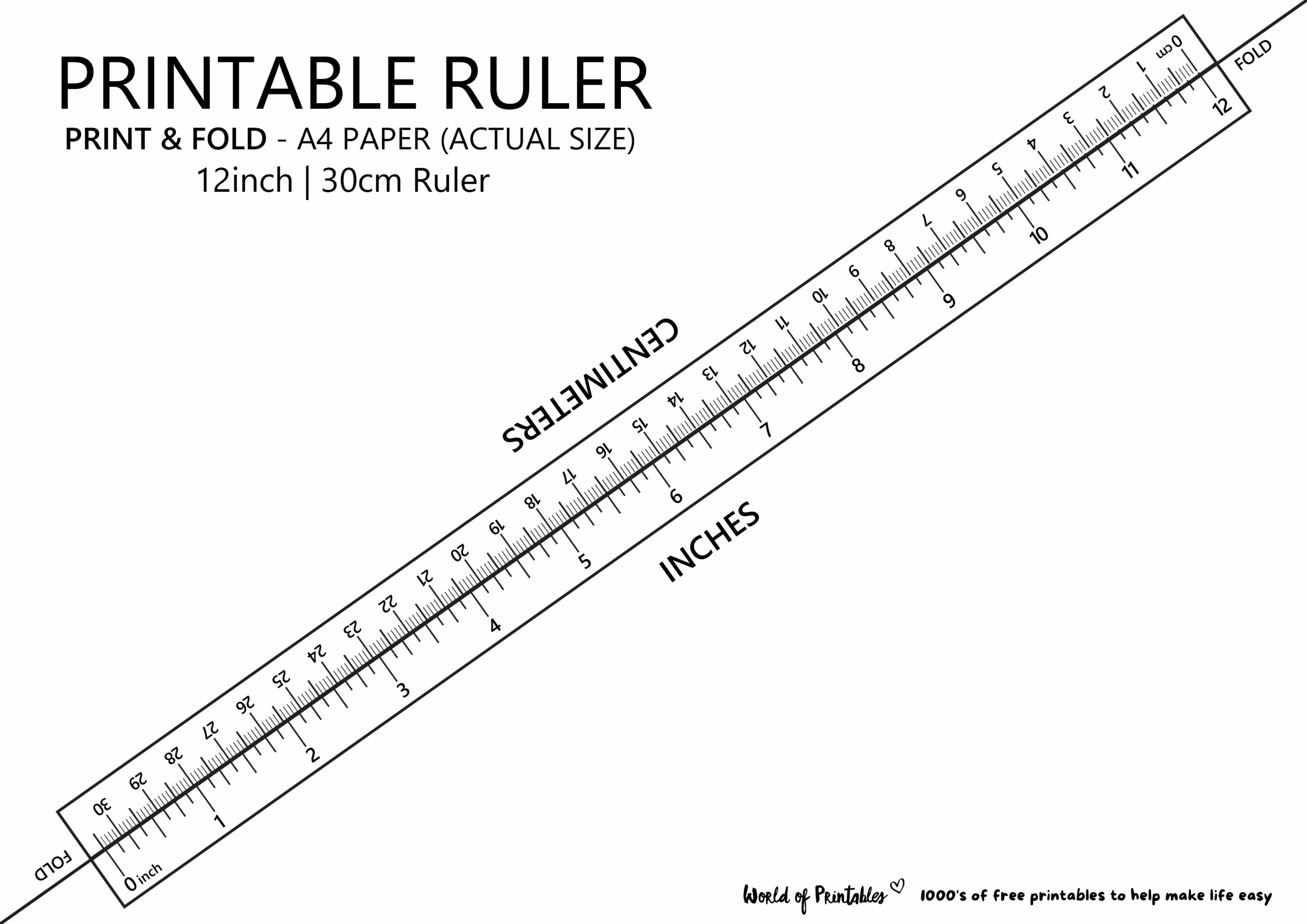 Printable Ruler Free Accurate Ruler Inches CM MM World Of Printables Printable Ruler Free Accurate Ruler Inches CM MM World Of Printables