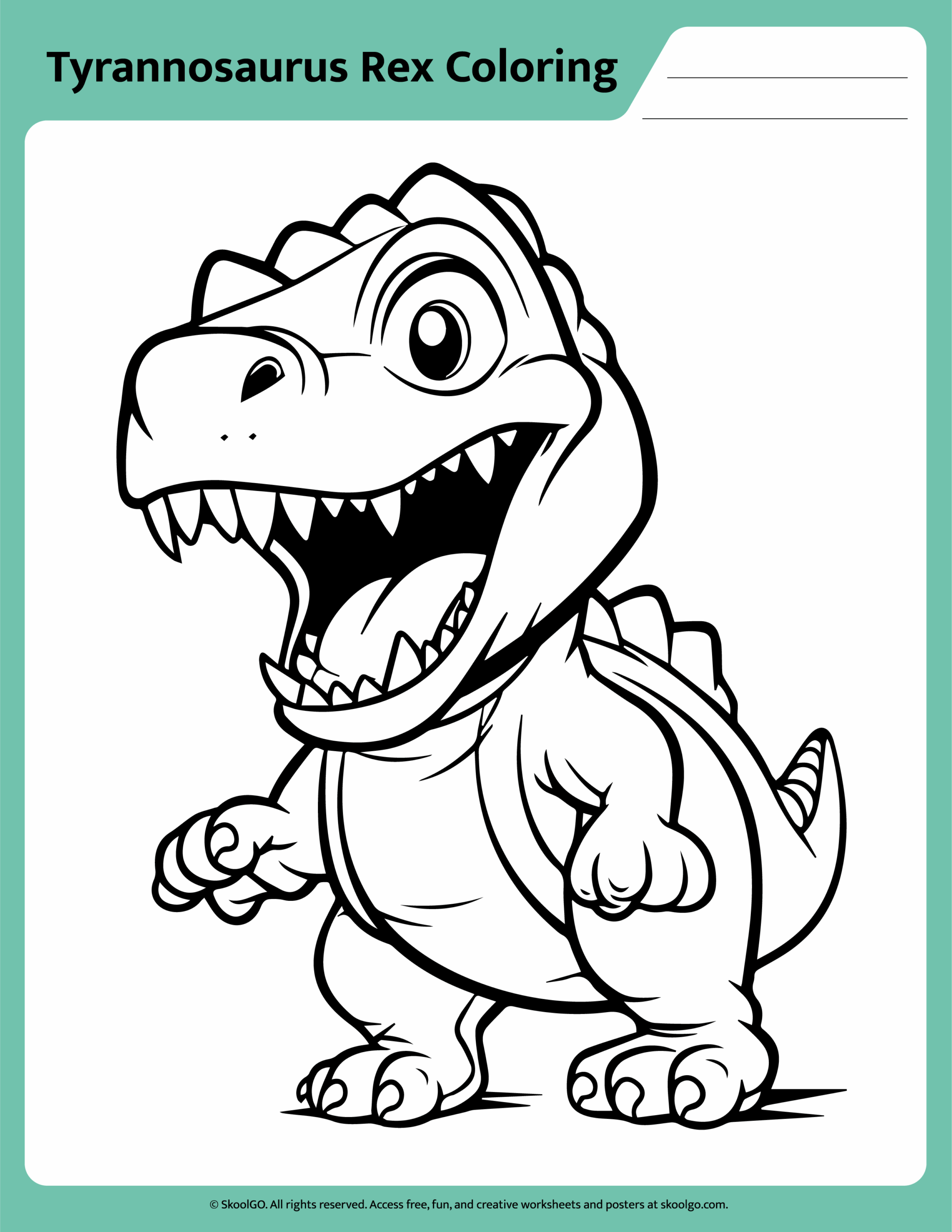 free printable photos tyrannosaurus rex