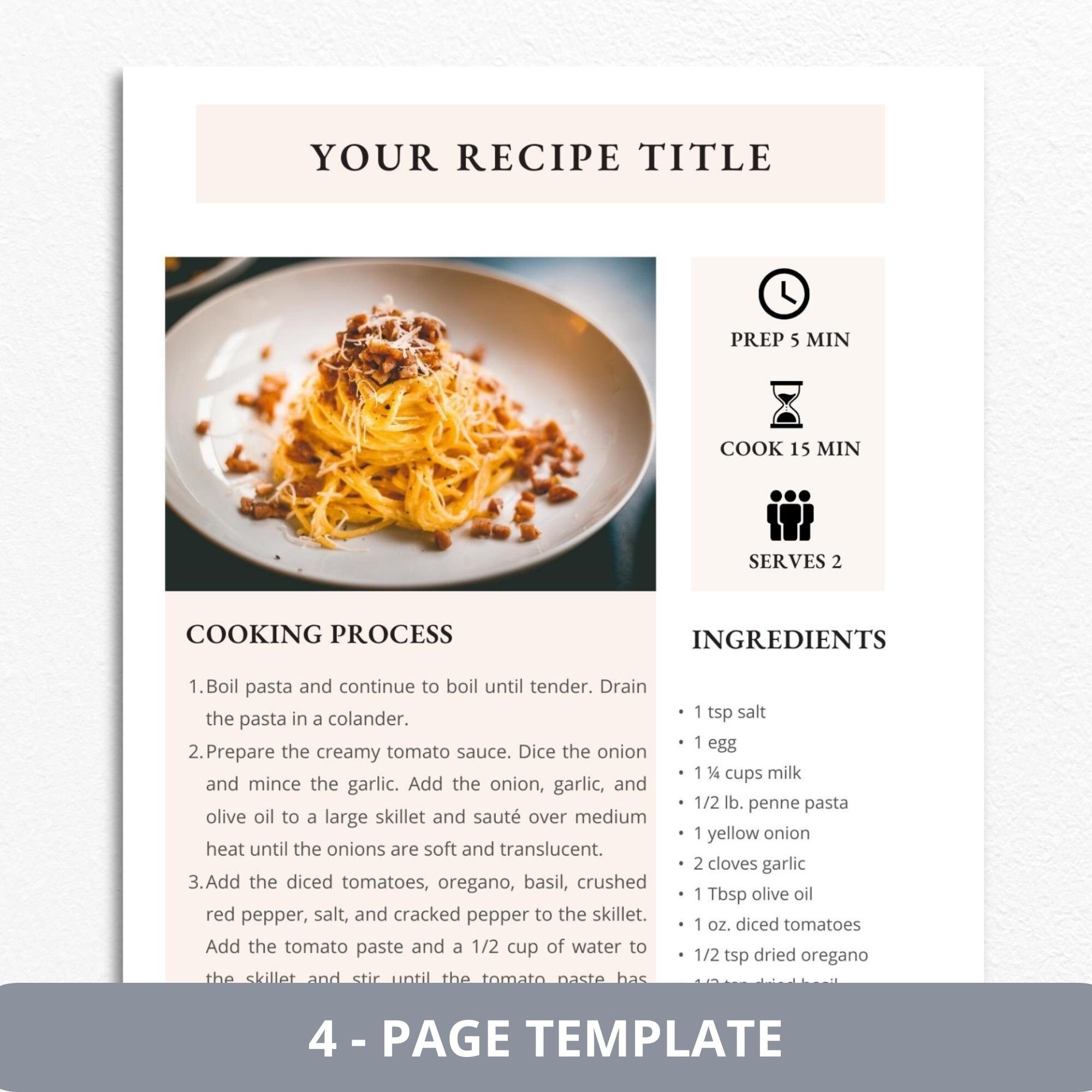 free printable recipe cards pasta free printable recipe cards pasta