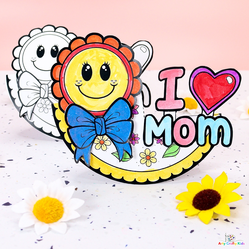 Rocking I Love Mom Printable Mother s Day Card Arty Crafty Kids