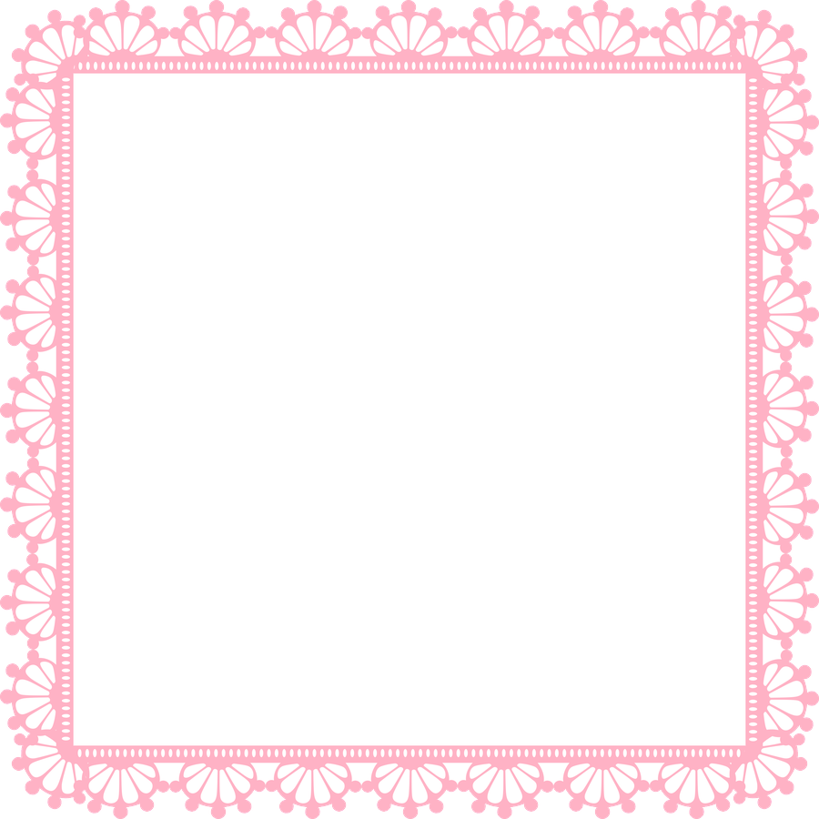 Say Hello Printable Borderprintable Framesscrapbook Free Pink Borders For Word 900x900 Png Clipart Download