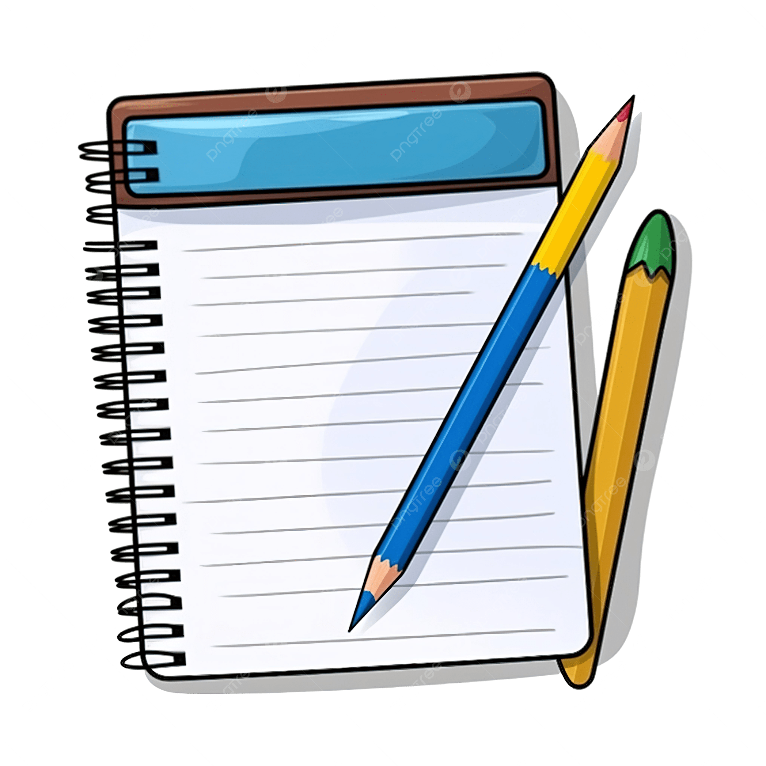 School Materials Cartoon Notepad Cartoon Clipart Notepad Clipart 