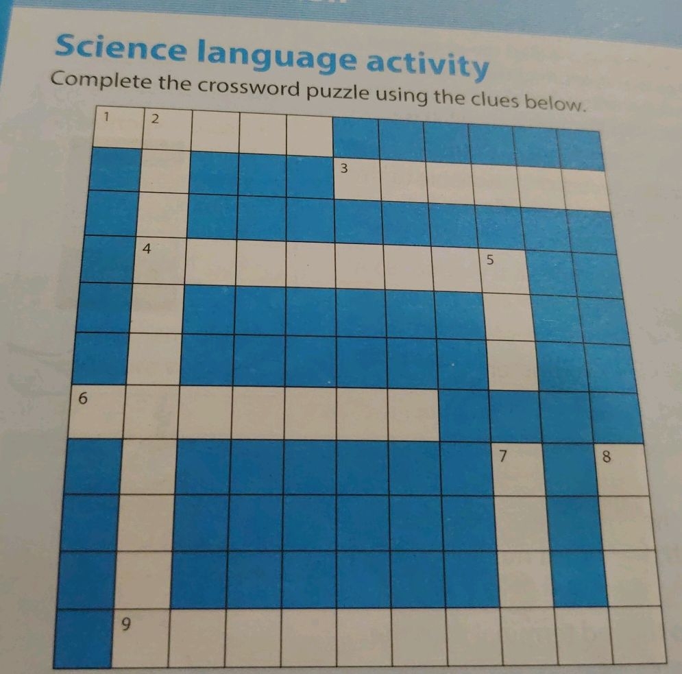 Science Language Activity Complete The StudyX