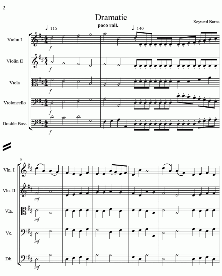 Sheet Music For String Orchestra Strings Sheet Music
