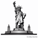Statue Of Liberty Coloring Pages Free U0026 Printable 