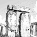 Stonehenge Coloring Page Free Printable Of Ancient British Landmark