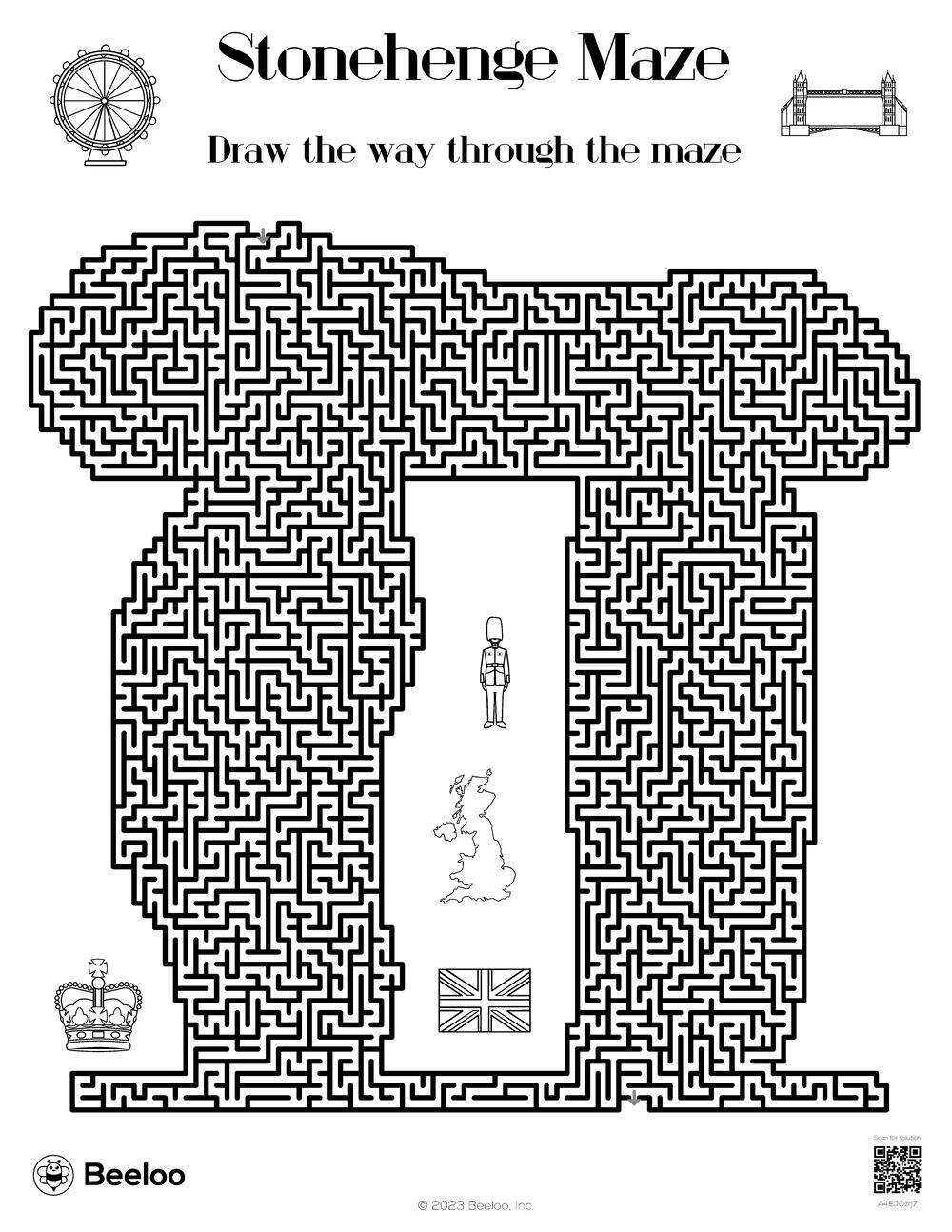 free printables stonehenge