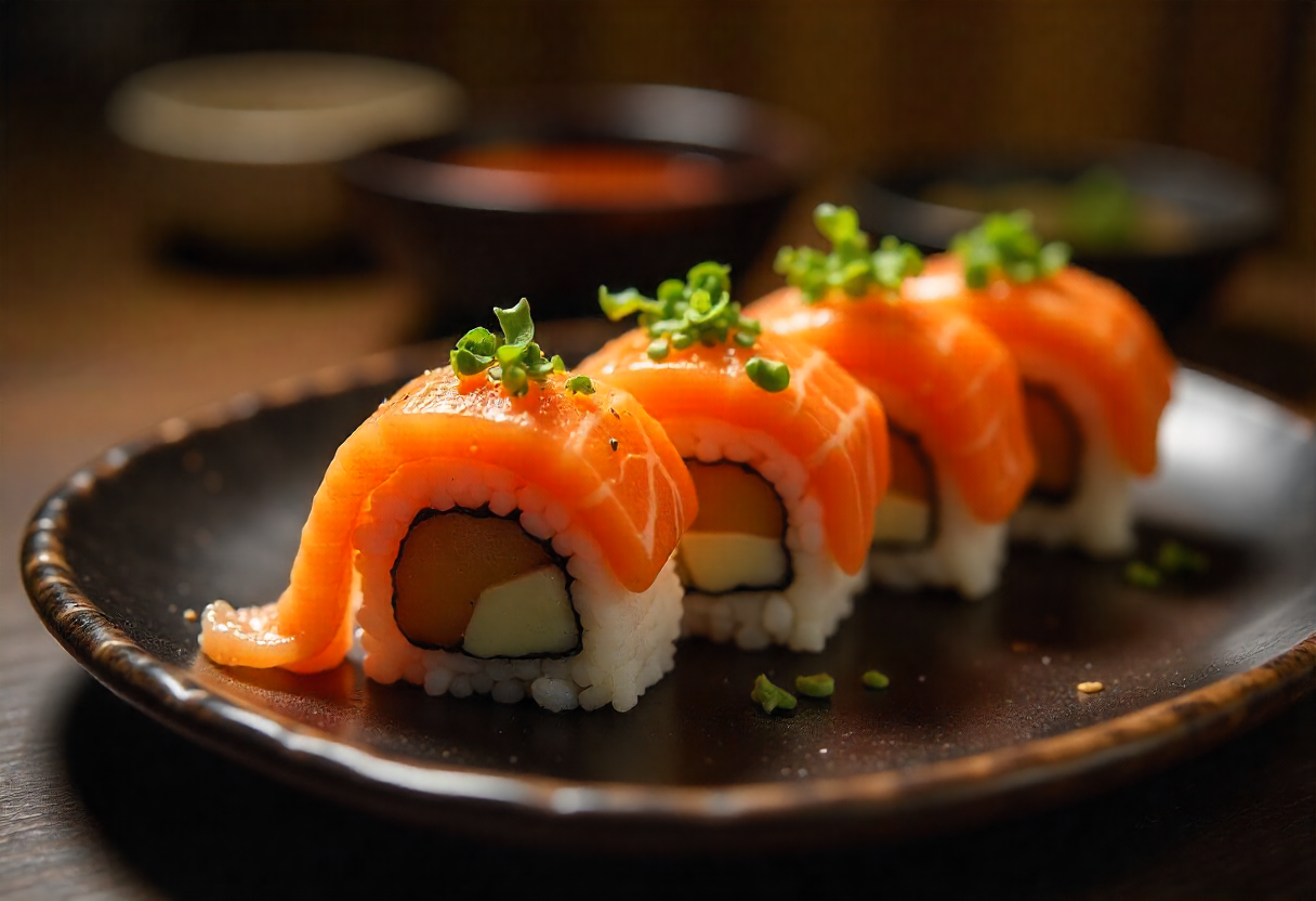Sushi Order Topped With Salmon NYT A Delicious Clue Behind The Roll Ignore Limits