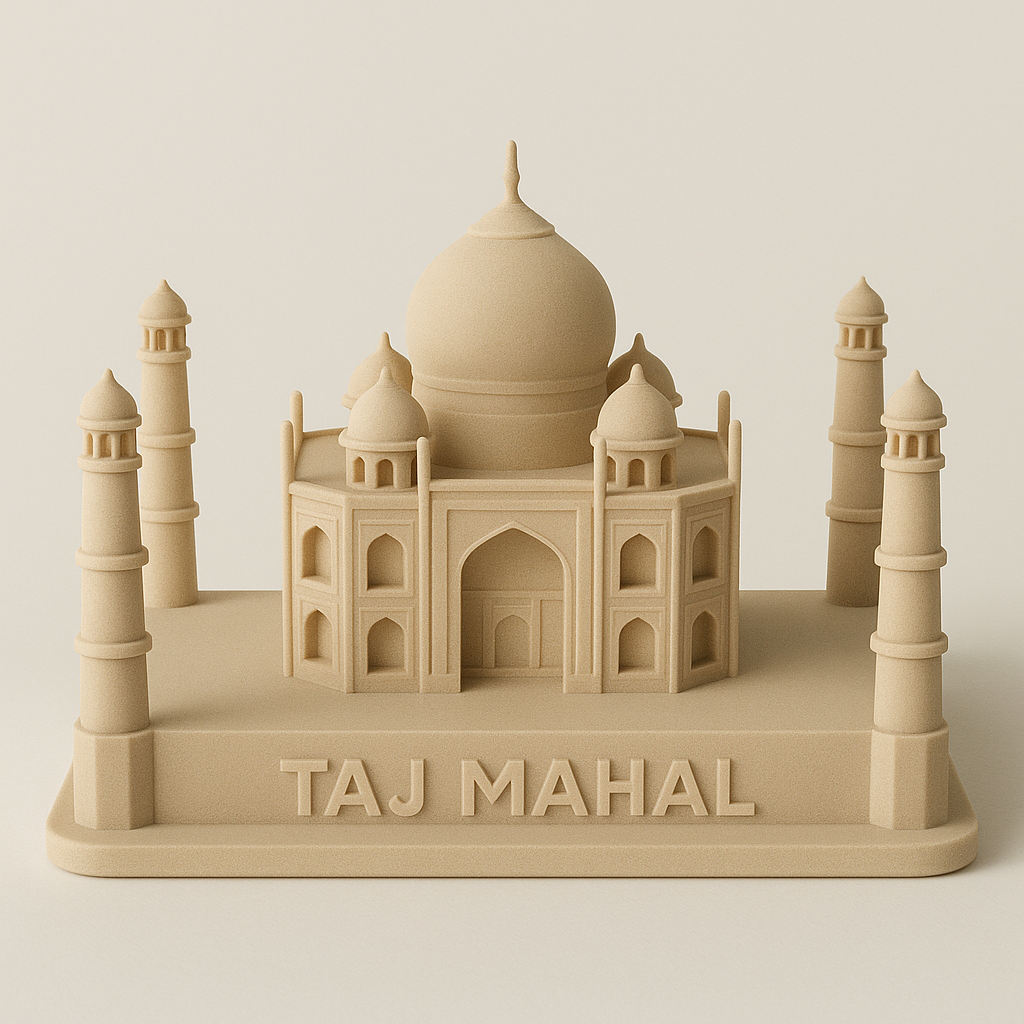  Taj Mahal 3D Printable Monument Model Free STL File For 3D Printing Cults