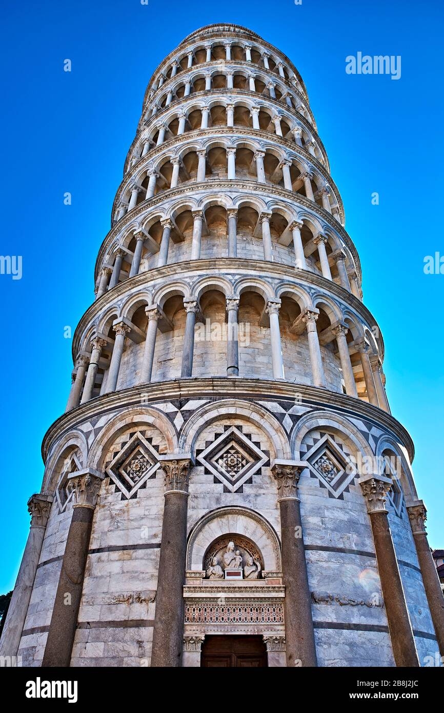 The Leaning Tower Of Pisa Torre Pendente Di Pisa Or Simply The Tower Of Pisa Torre Di Pisa Is The Campanile Or Freestanding Bell Tower Of The Ca Stock Photo Alamy