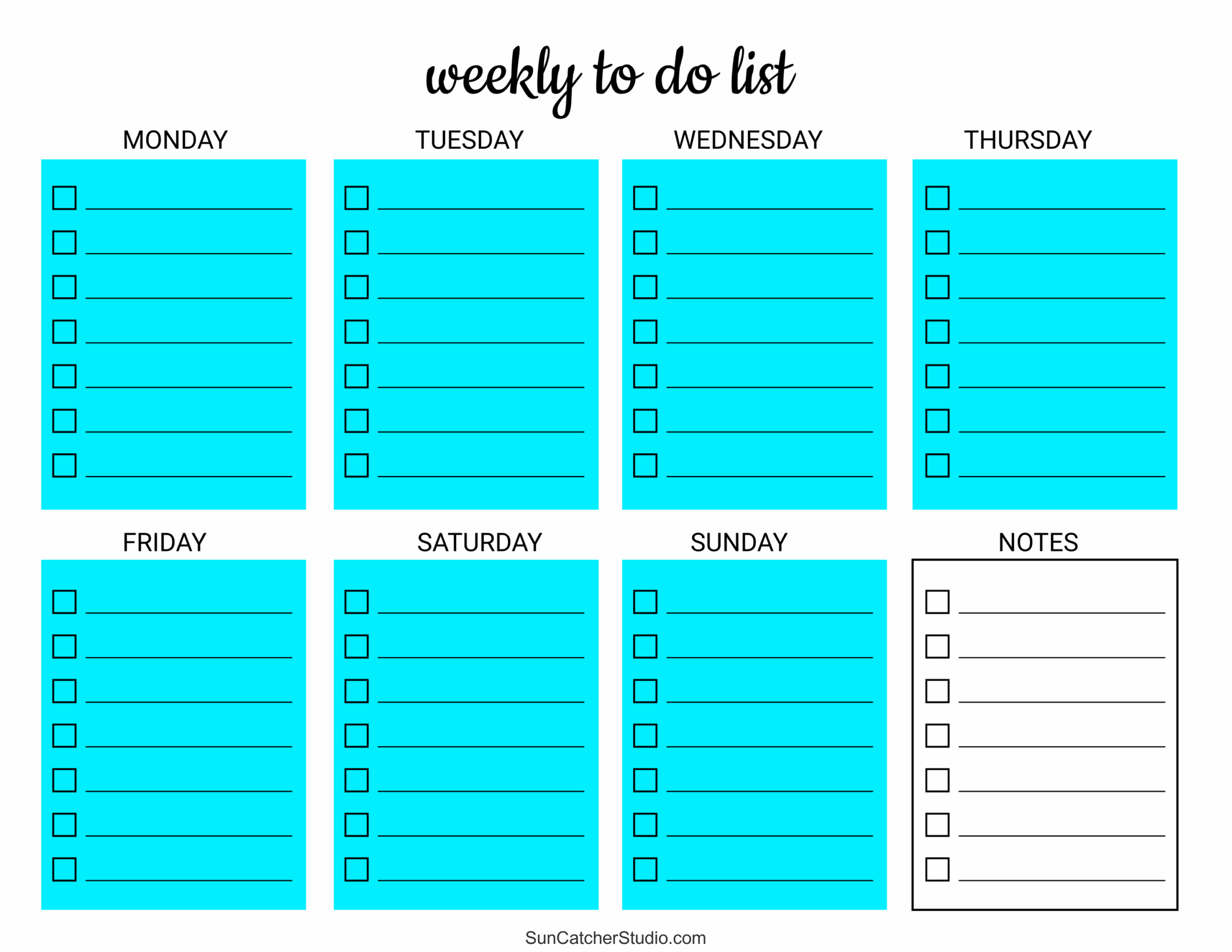 To Do List Free Printable PDF Templates Things To Do Free  To Do List Free Printable PDF Templates Things To Do Free