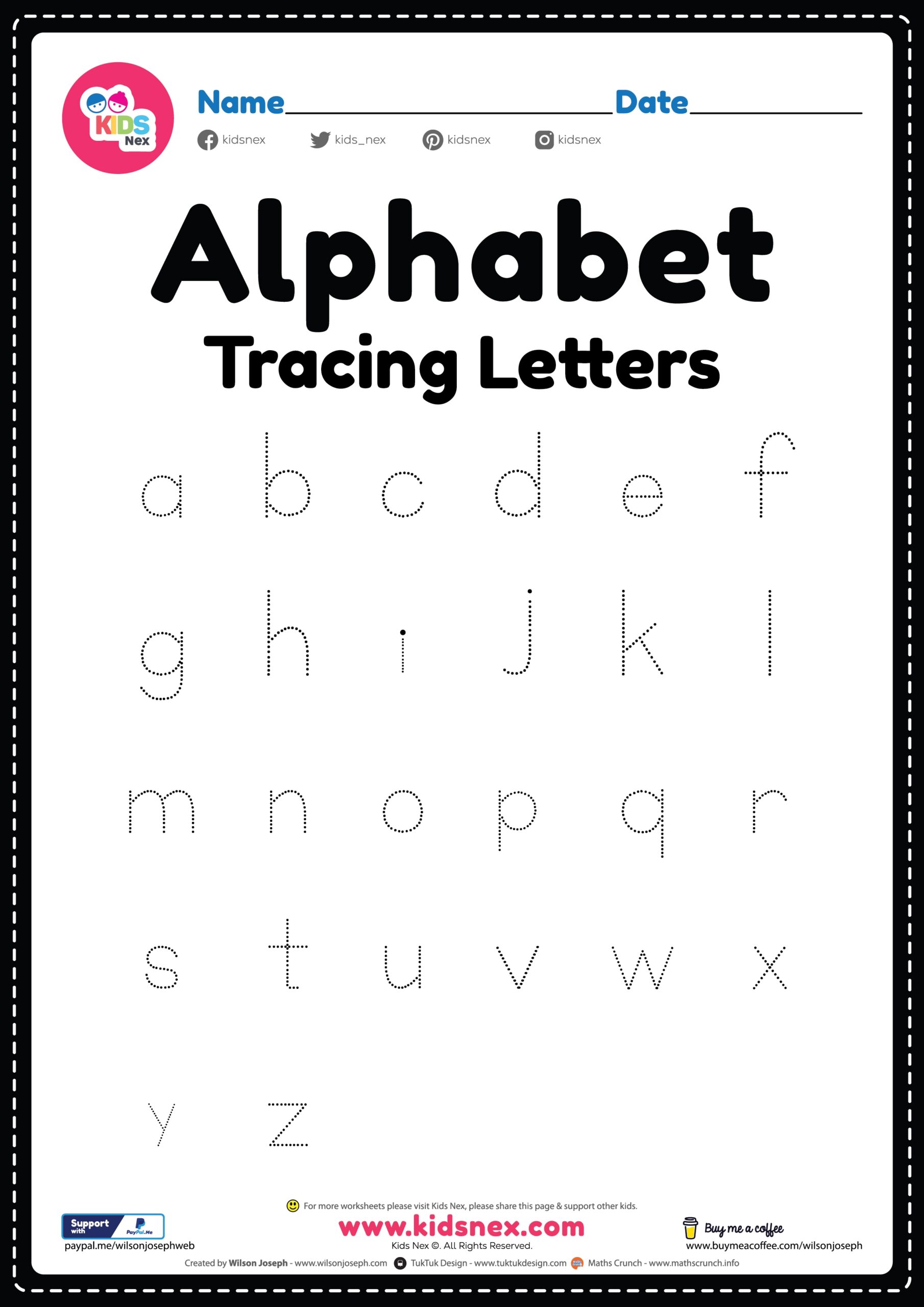 free printable preschool worksheets tracing letters