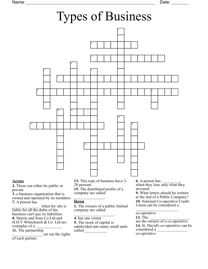 us operative crossword clue
