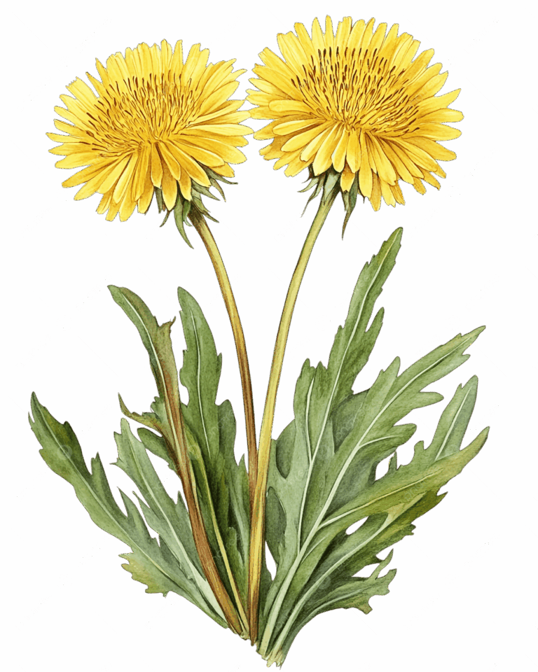 Yellow Dandelion Flower Botanical Illustration Dandelion Flower Botanical Illustration Yellow Flower Clipart PNG Transparent Image And Clipart For Free Download