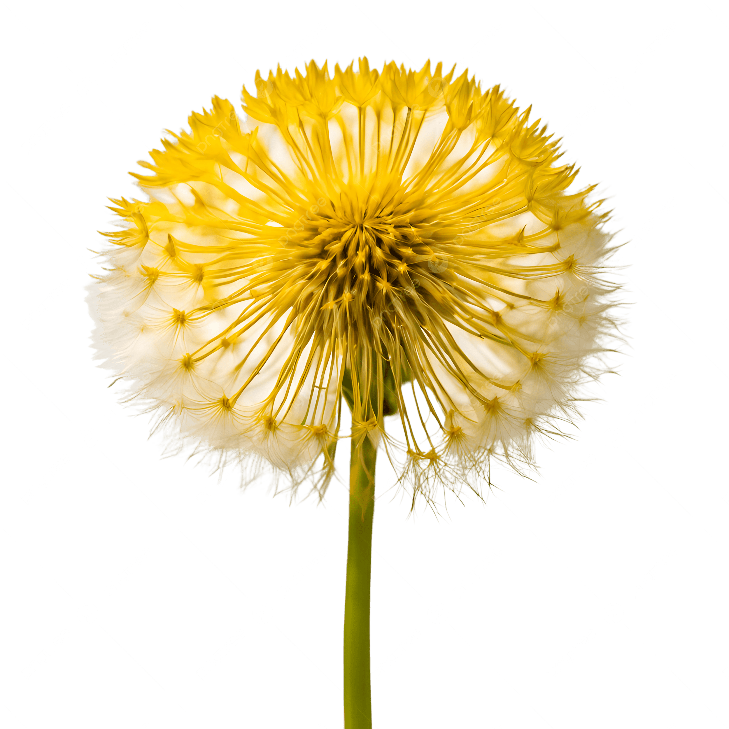 Yellow Dandelion White Isolated Background Dandelion Yellow Dandelion Dandelion Flower PNG Transparent Image And Clipart For Free Download