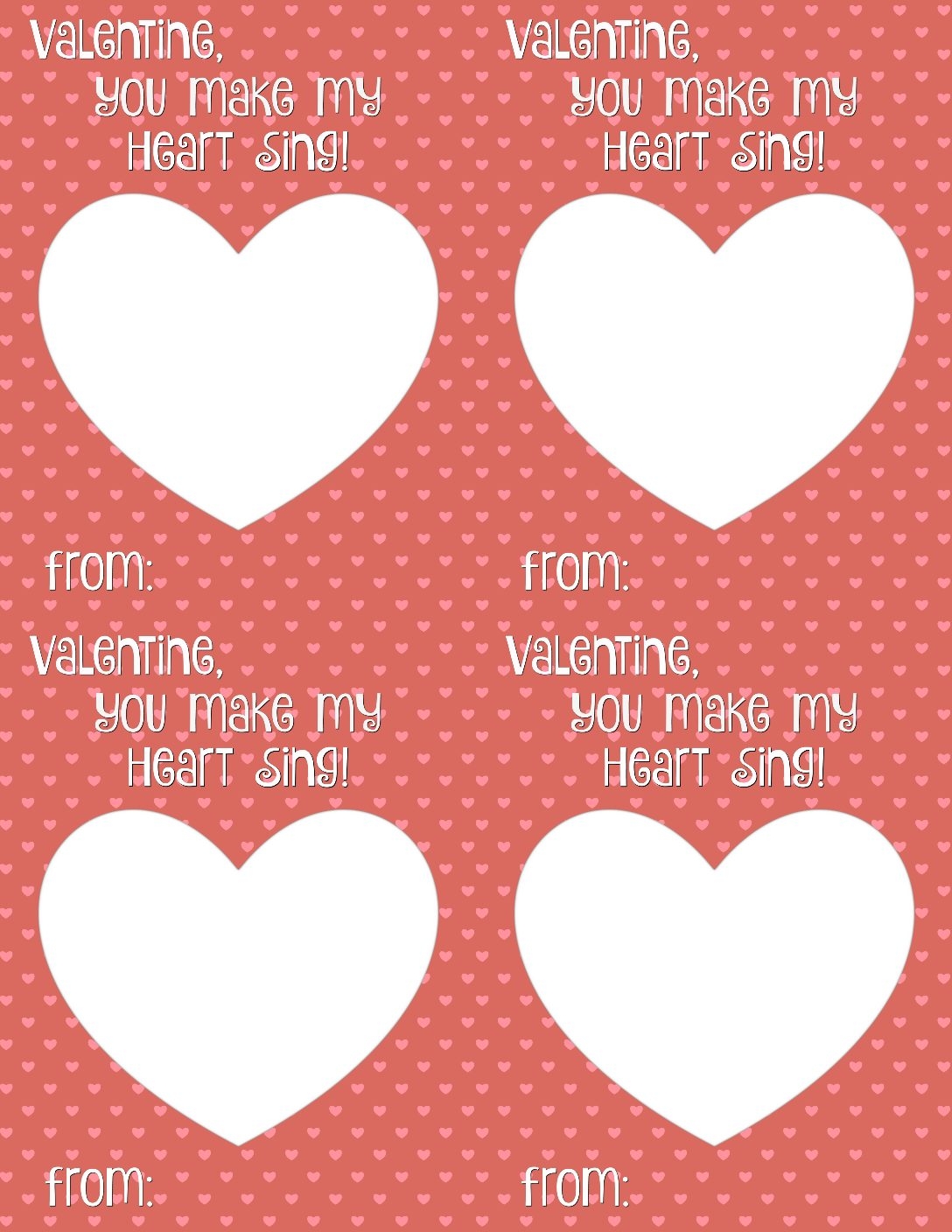 printable valentines cards