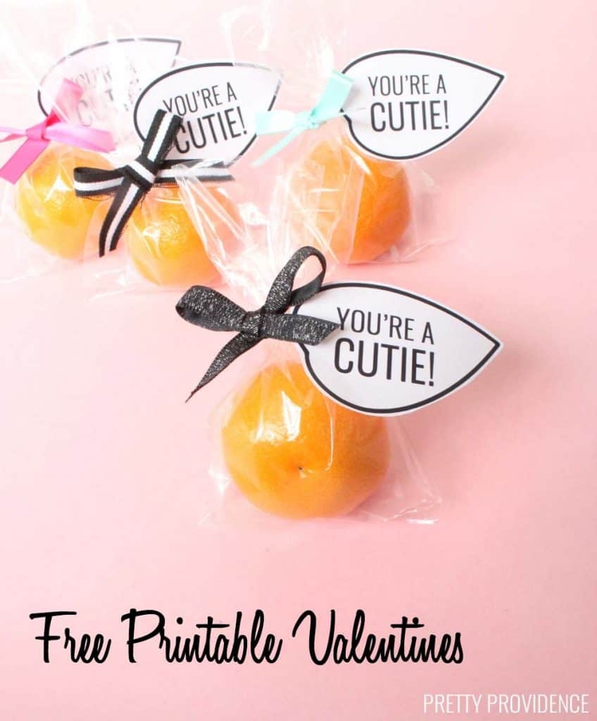 You re A Cutie Valentine Printable Pretty Providence