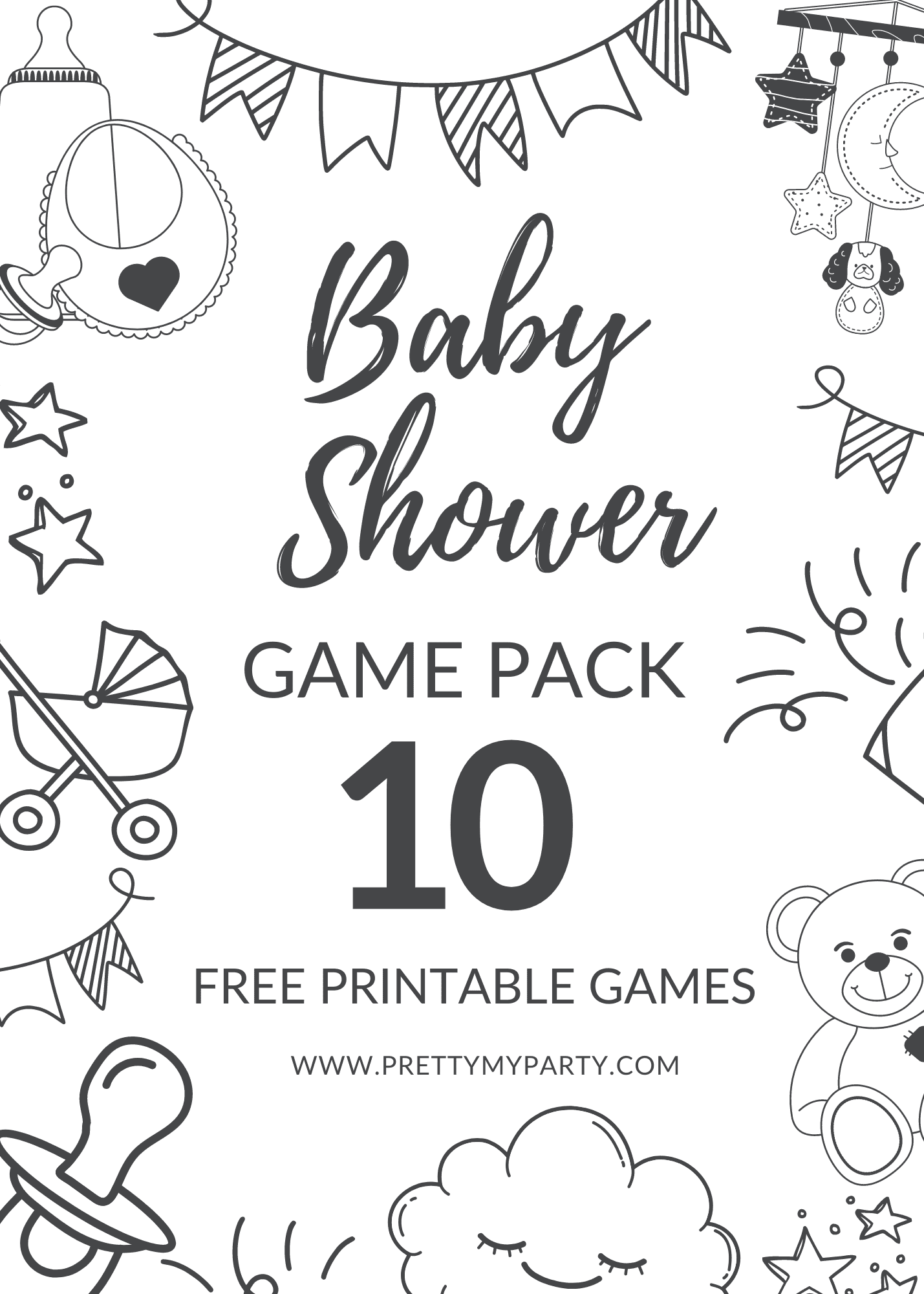 10 Free Printable Baby Shower Games You Can Print And Play Pretty My Party 10 Free Printable Baby Shower Games You Can Print And Play Pretty My Party