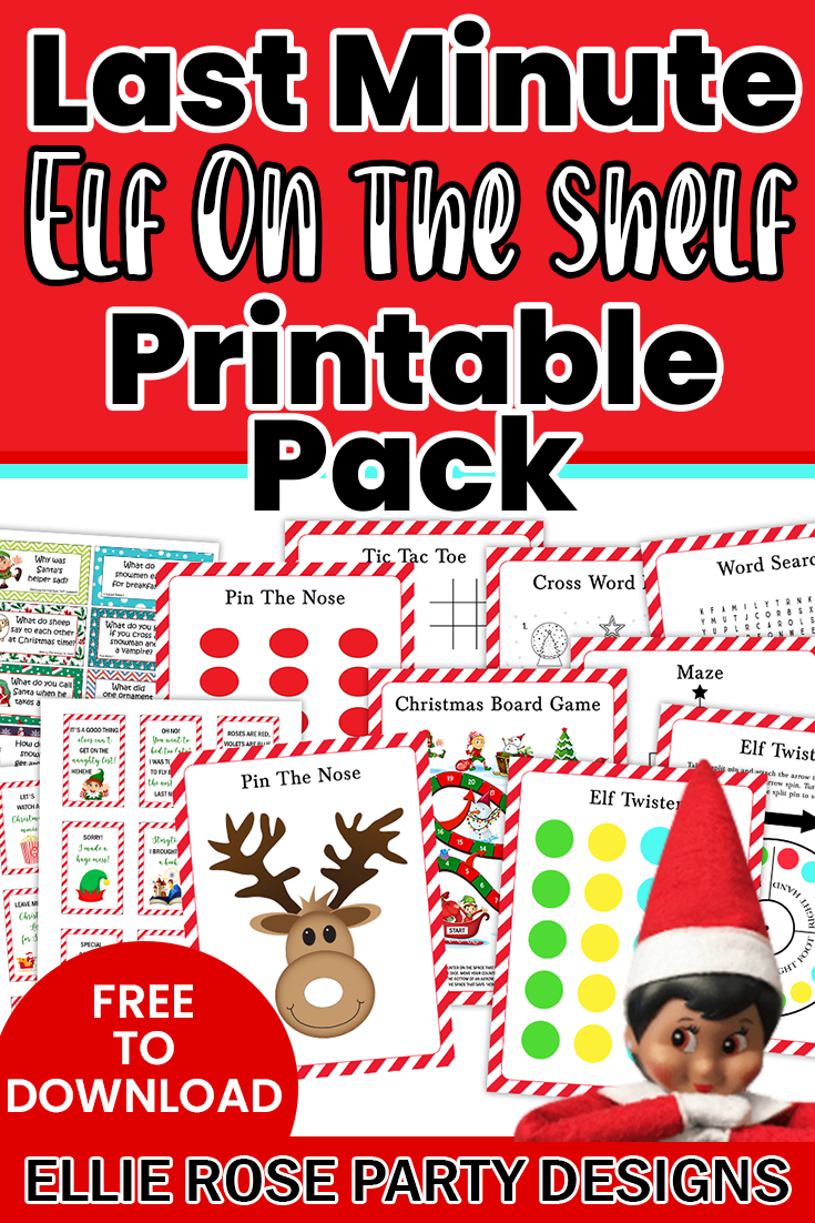 elf on the shelf free printables elf on the shelf free printables