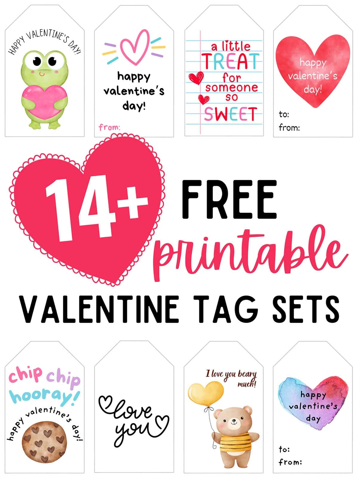 14 Free Printable Valentine s Day Tags Aubree Originals 14 Free Printable Valentine s Day Tags Aubree Originals