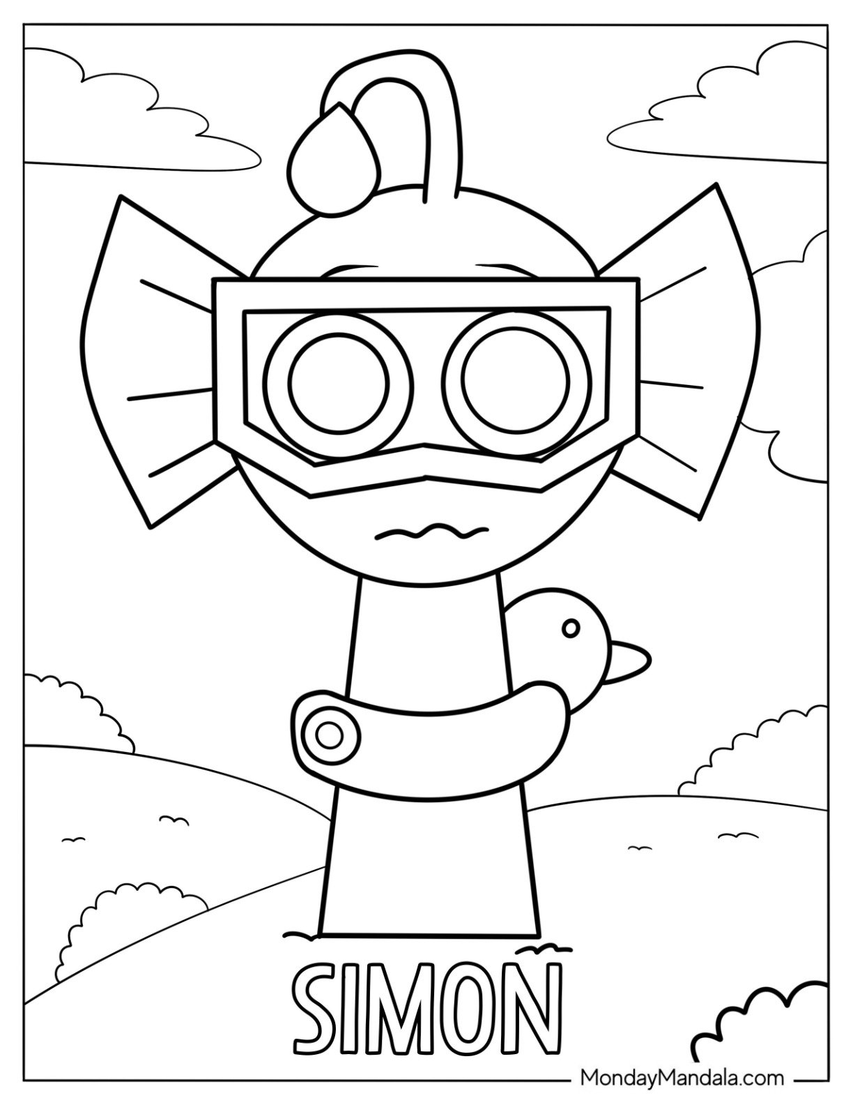 22 Sprunki Coloring Pages Free PDF Printables  22 Sprunki Coloring Pages Free PDF Printables