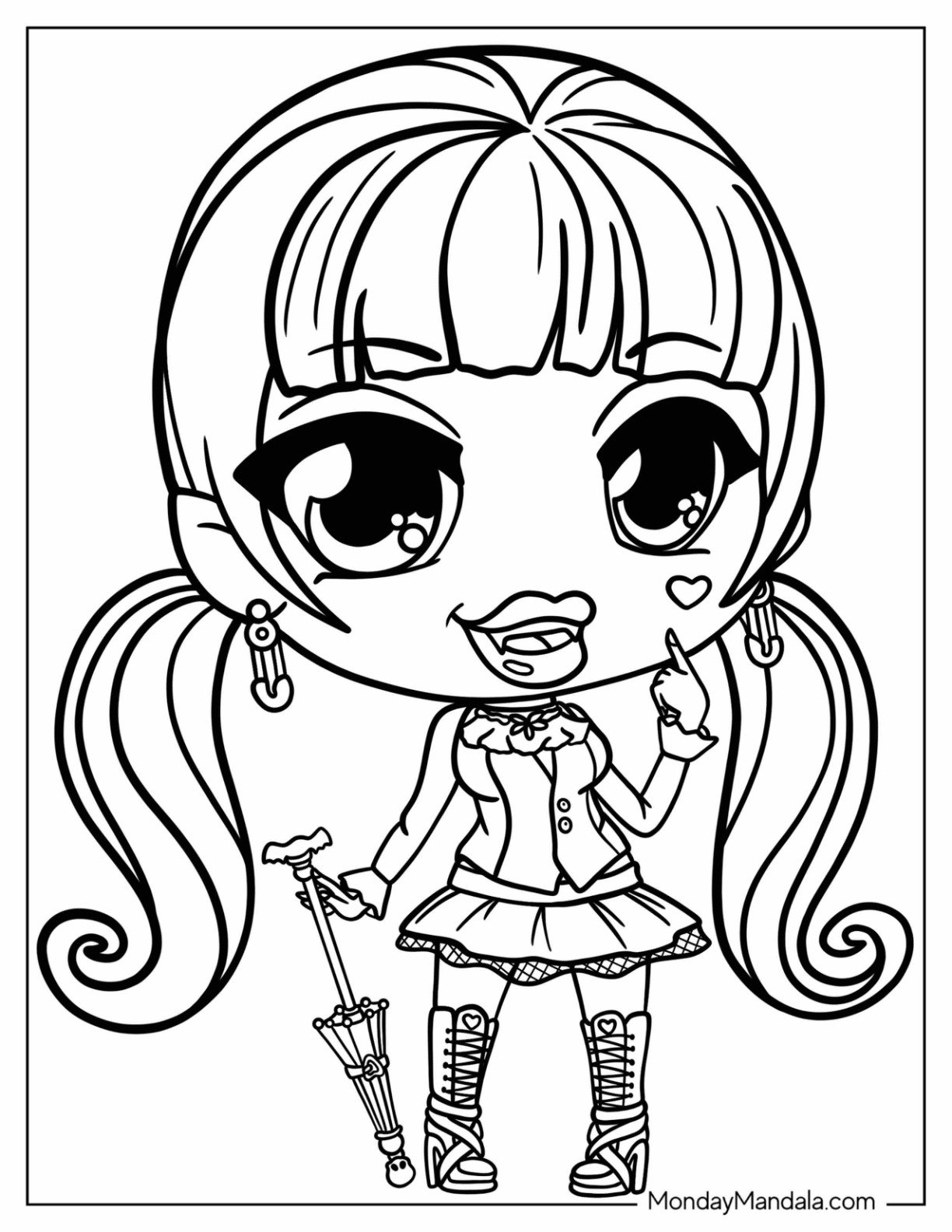 28 Monster High Coloring Pages Free PDF Printables  28 Monster High Coloring Pages Free PDF Printables