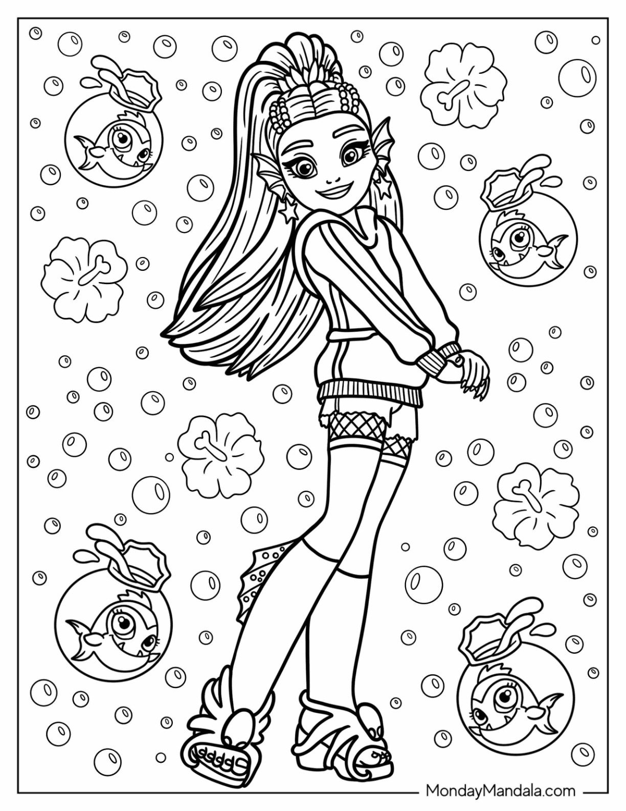 28 Monster High Coloring Pages Free PDF Printables  28 Monster High Coloring Pages Free PDF Printables