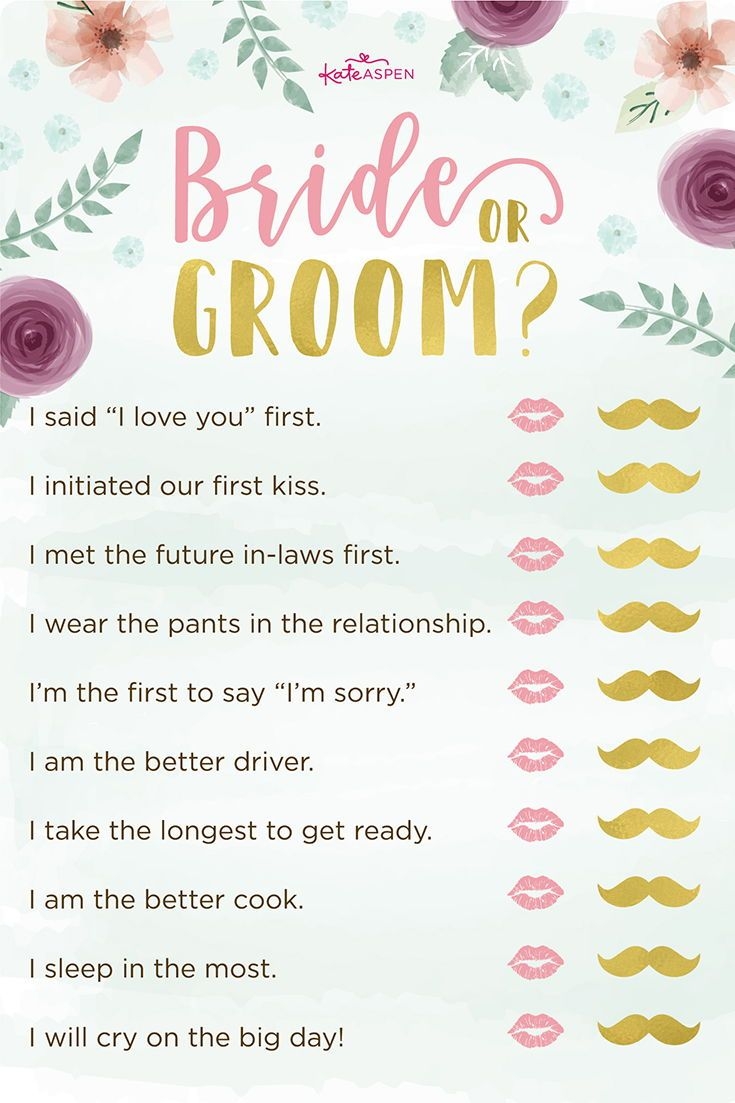 3 Exciting Bridal Shower Games Printables  3 Exciting Bridal Shower Games Printables