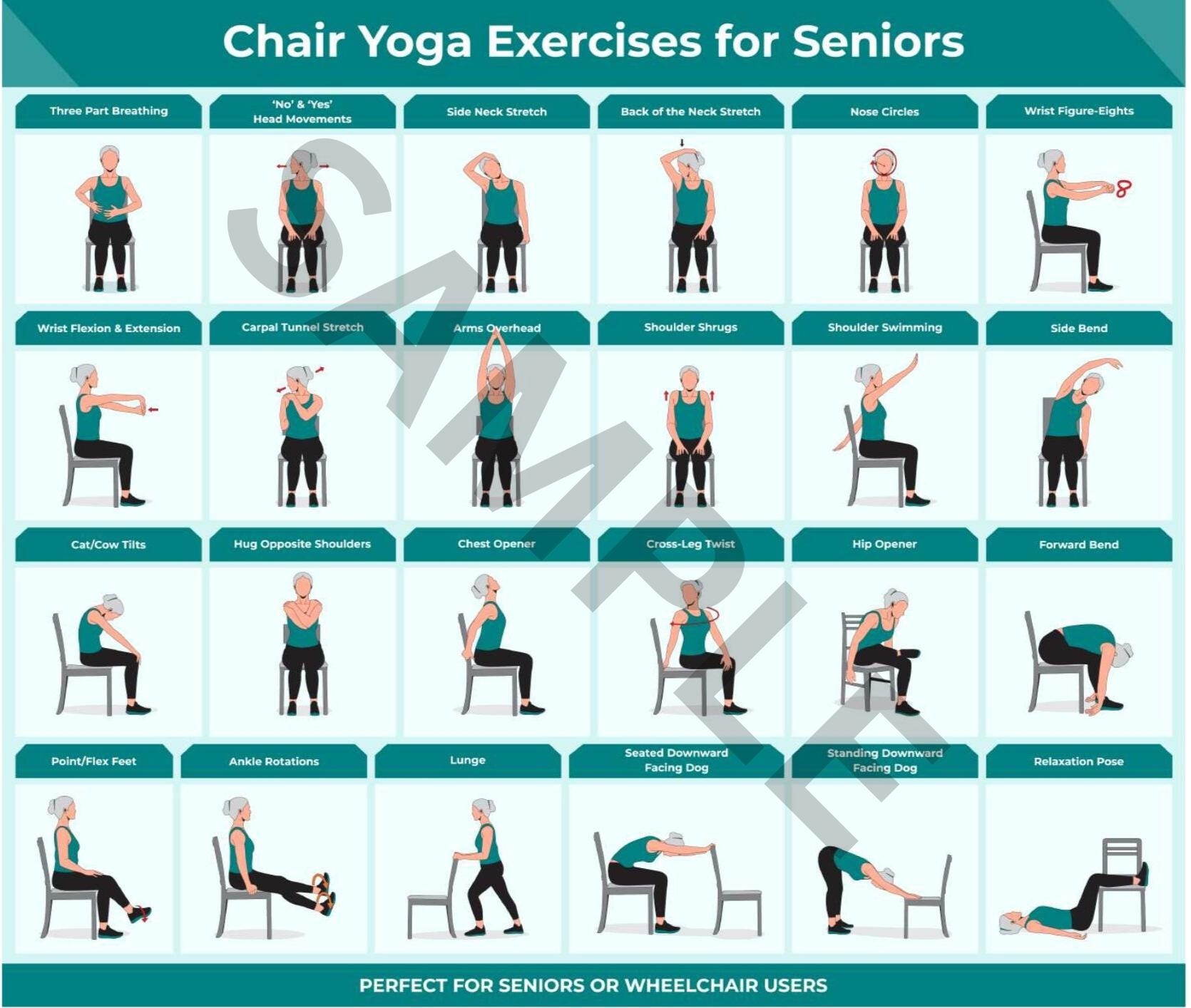 30 Chair Yoga Exercise In Our Guide For Seniors Wheelchair Users Home Balance Stability 30day Challenge Workout Physical Therapy Pilates PDF Etsy 30 Chair Yoga Exercise In Our Guide For Seniors Wheelchair Users Home Balance Stability 30day Challenge Workout Physical Therapy Pilates PDF Etsy