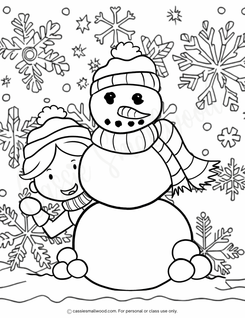 30 CUTE Winter Coloring Pages FREE Printables Cassie Smallwood 30 CUTE Winter Coloring Pages FREE Printables Cassie Smallwood