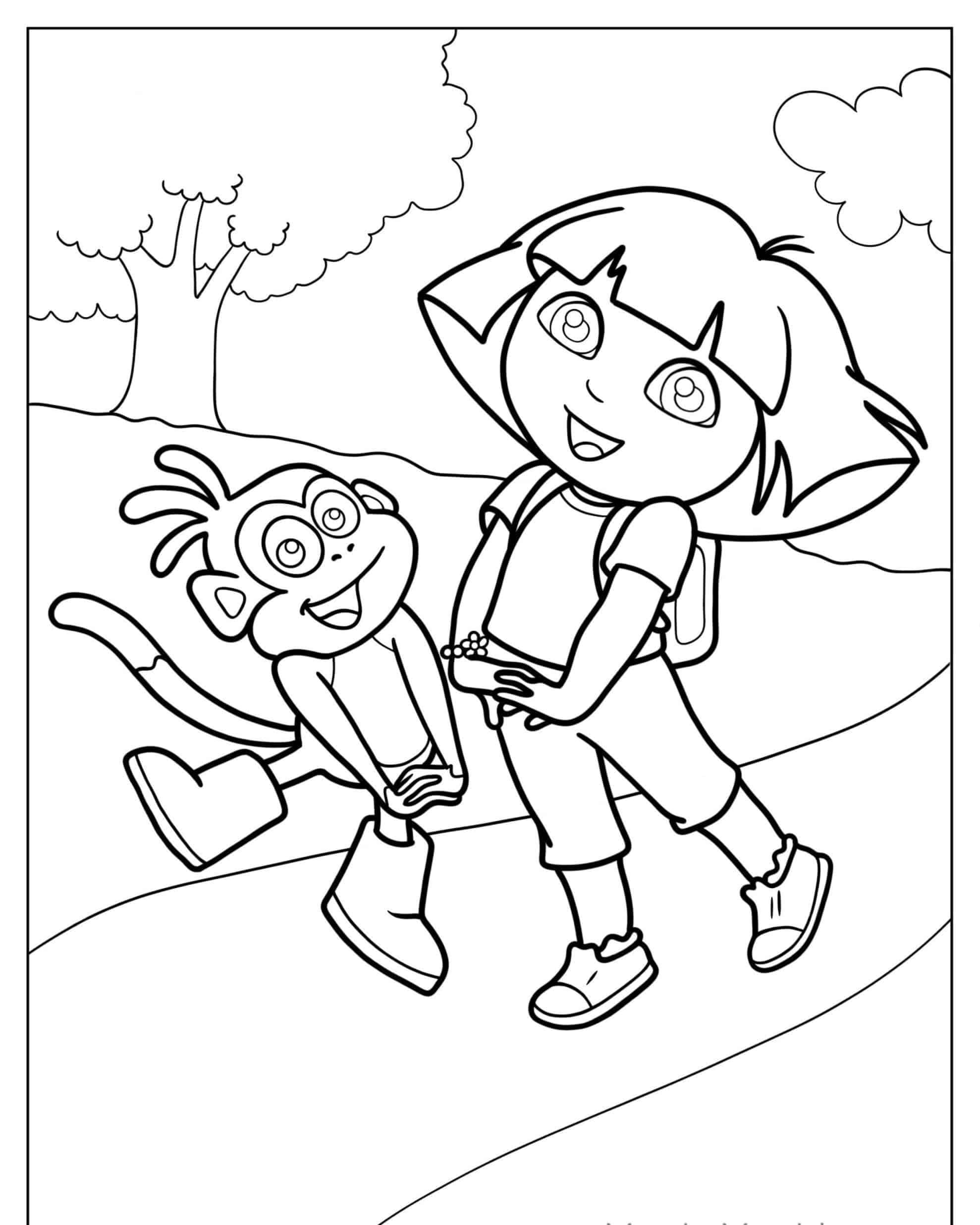 30 Dora Coloring Pages PDF Printable Explorer Coloring Book For Kids Digital Download Dora The Explorer Activity Pages Etsy 30 Dora Coloring Pages PDF Printable Explorer Coloring Book For Kids Digital Download Dora The Explorer Activity Pages Etsy