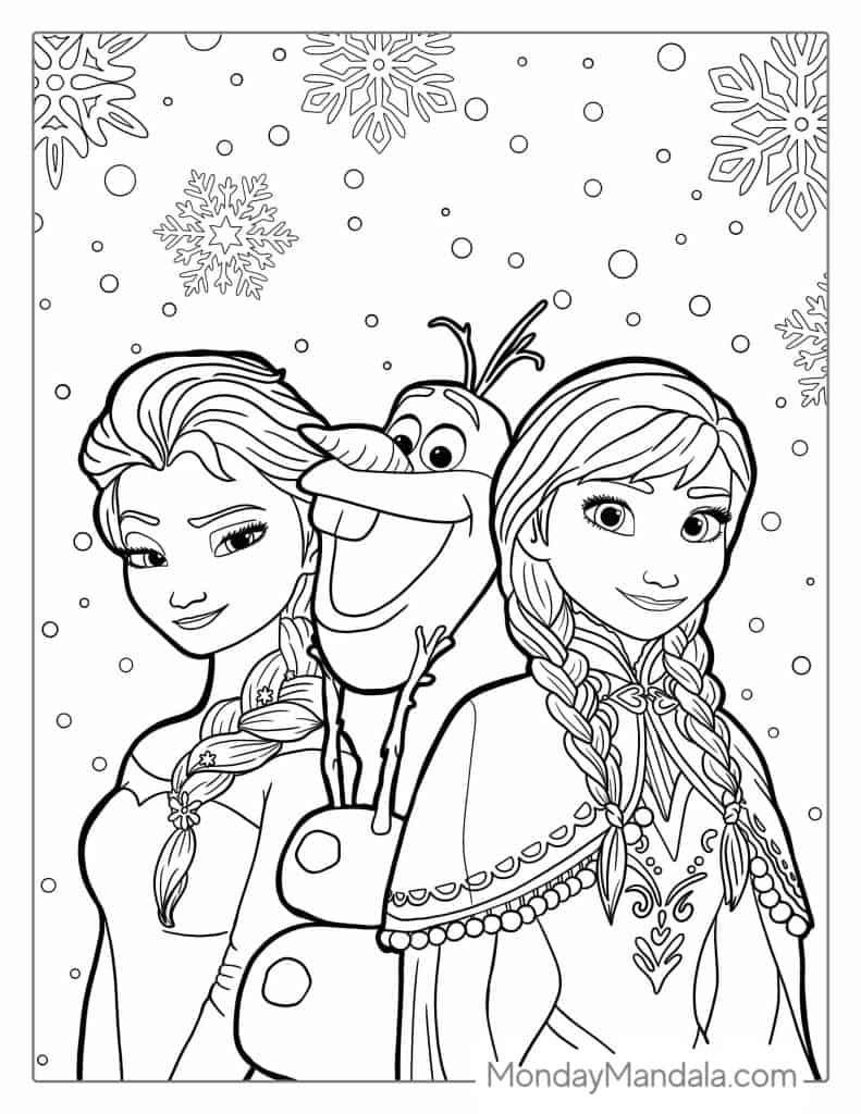 30 Frozen Coloring Pages Free PDF Printables  30 Frozen Coloring Pages Free PDF Printables