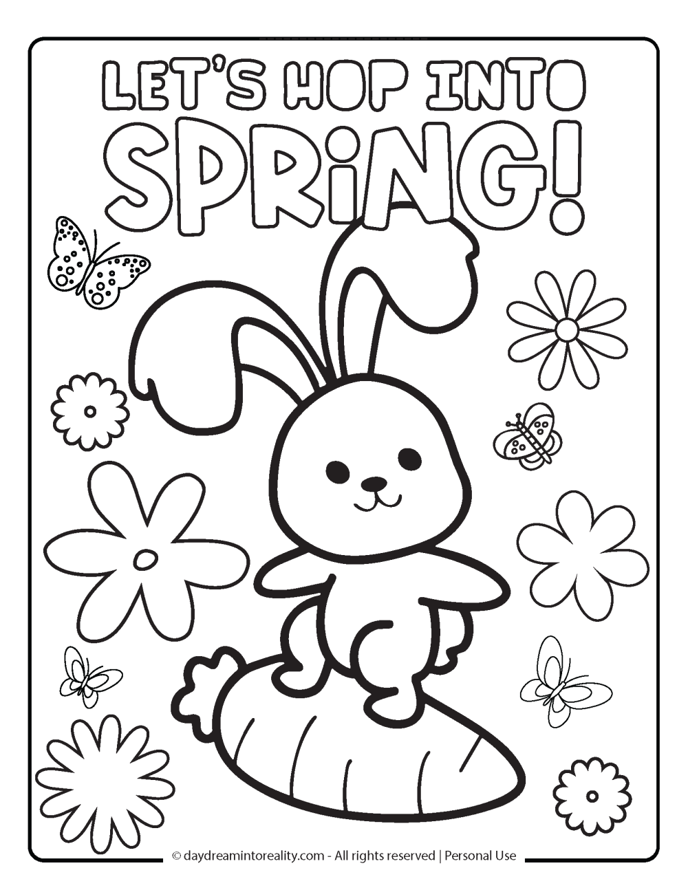 spring printable coloring pages spring printable coloring pages
