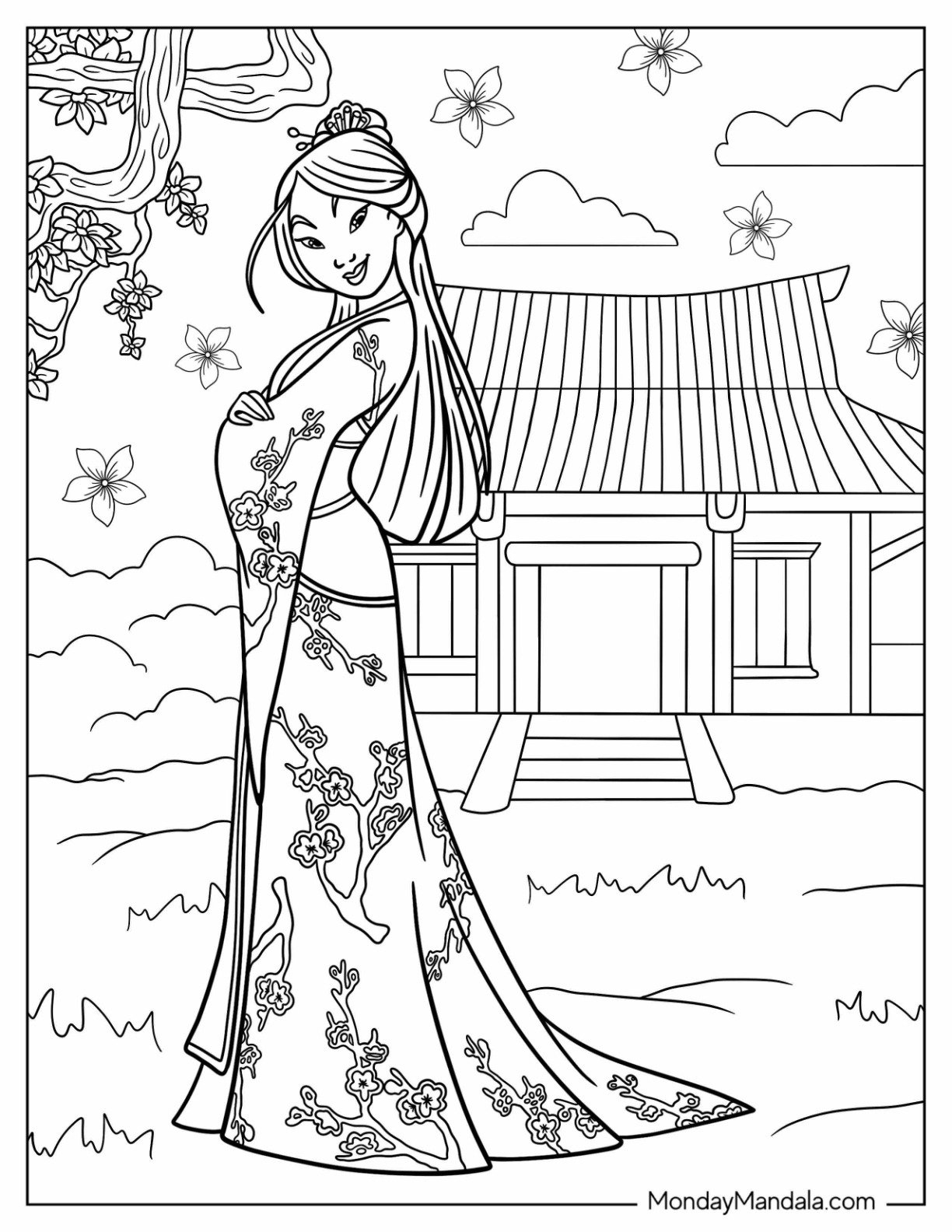 36 Disney Princess Coloring Pages Free PDF Printables  36 Disney Princess Coloring Pages Free PDF Printables